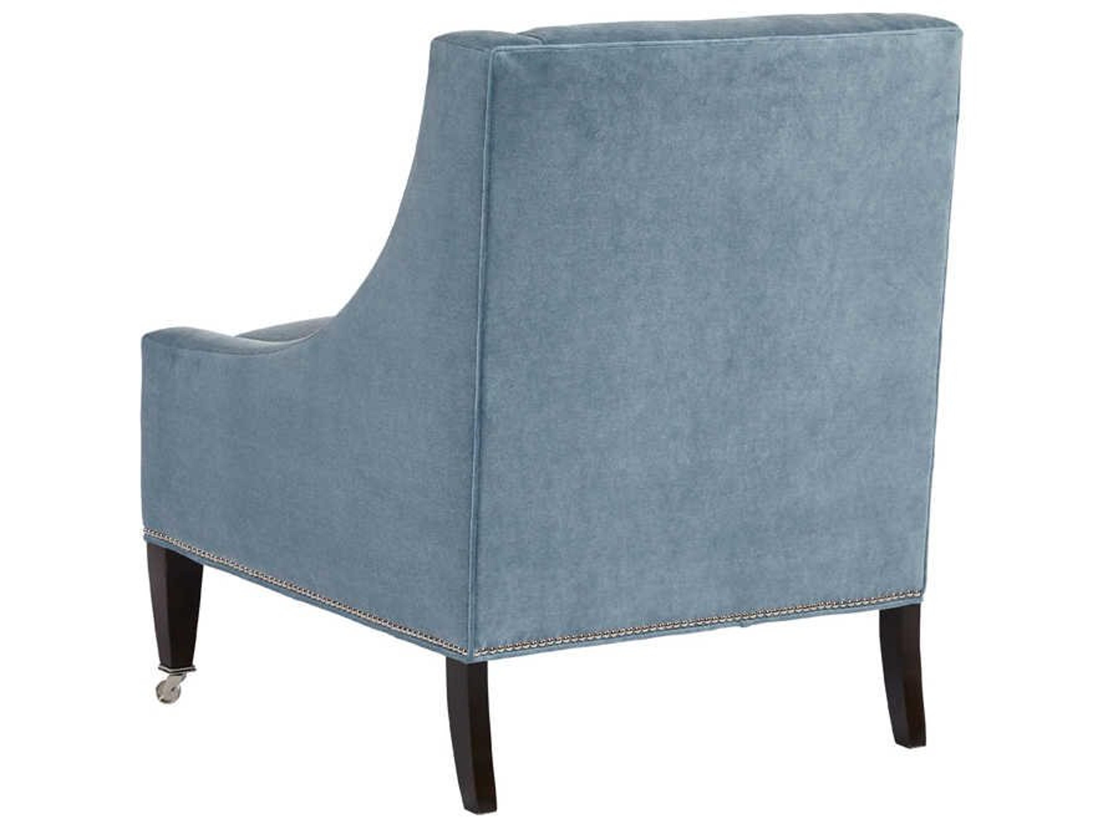 Lillian August Upholstery Dudley Rolling Fabric Accent Chair