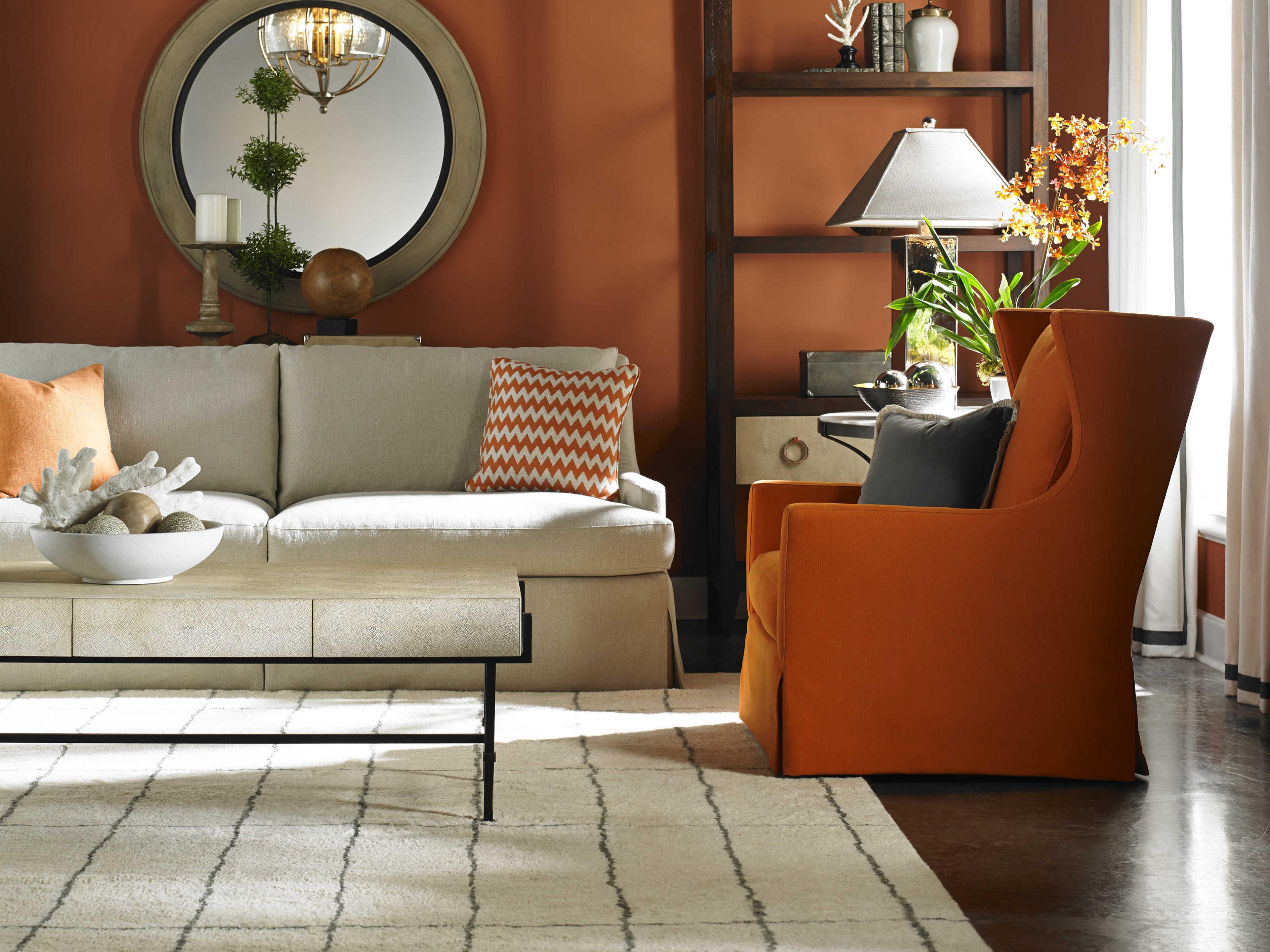 Lillian August Upholstery Harper Fabric Accent Chair