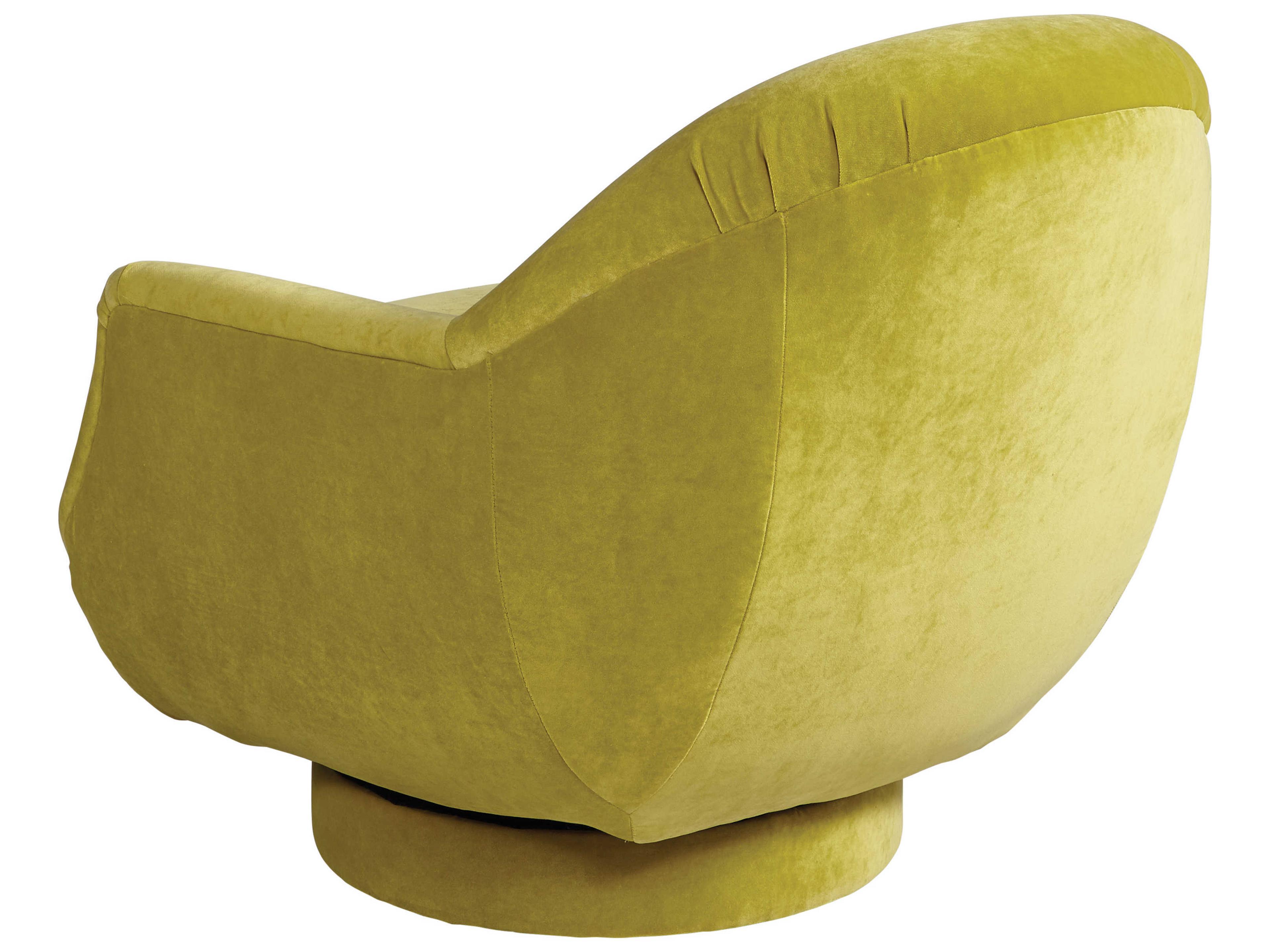 Lillian August Upholstery Celine Swivel Fabric Accent Chair