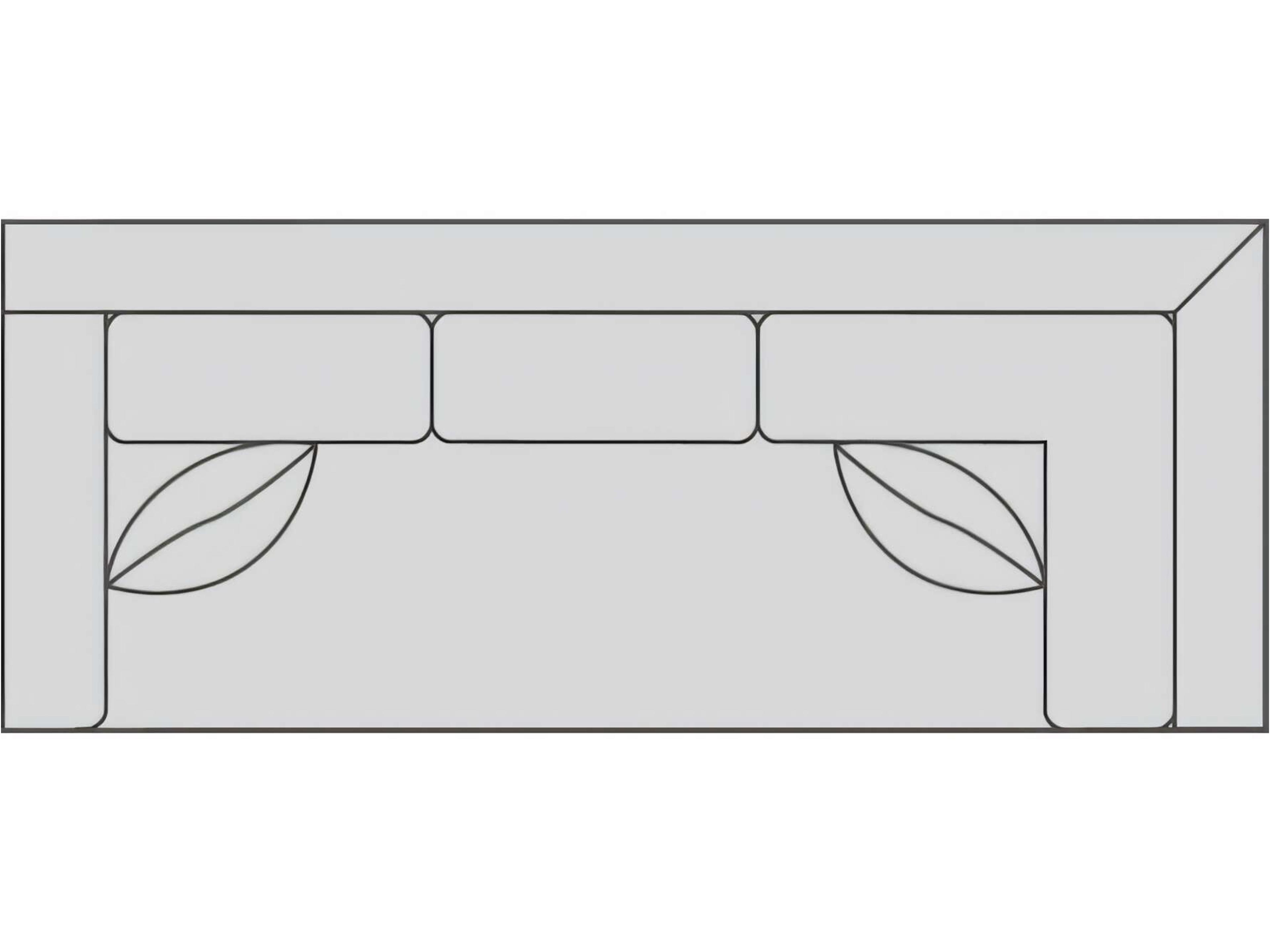 Hinson Lt Arm Crn Sofa
