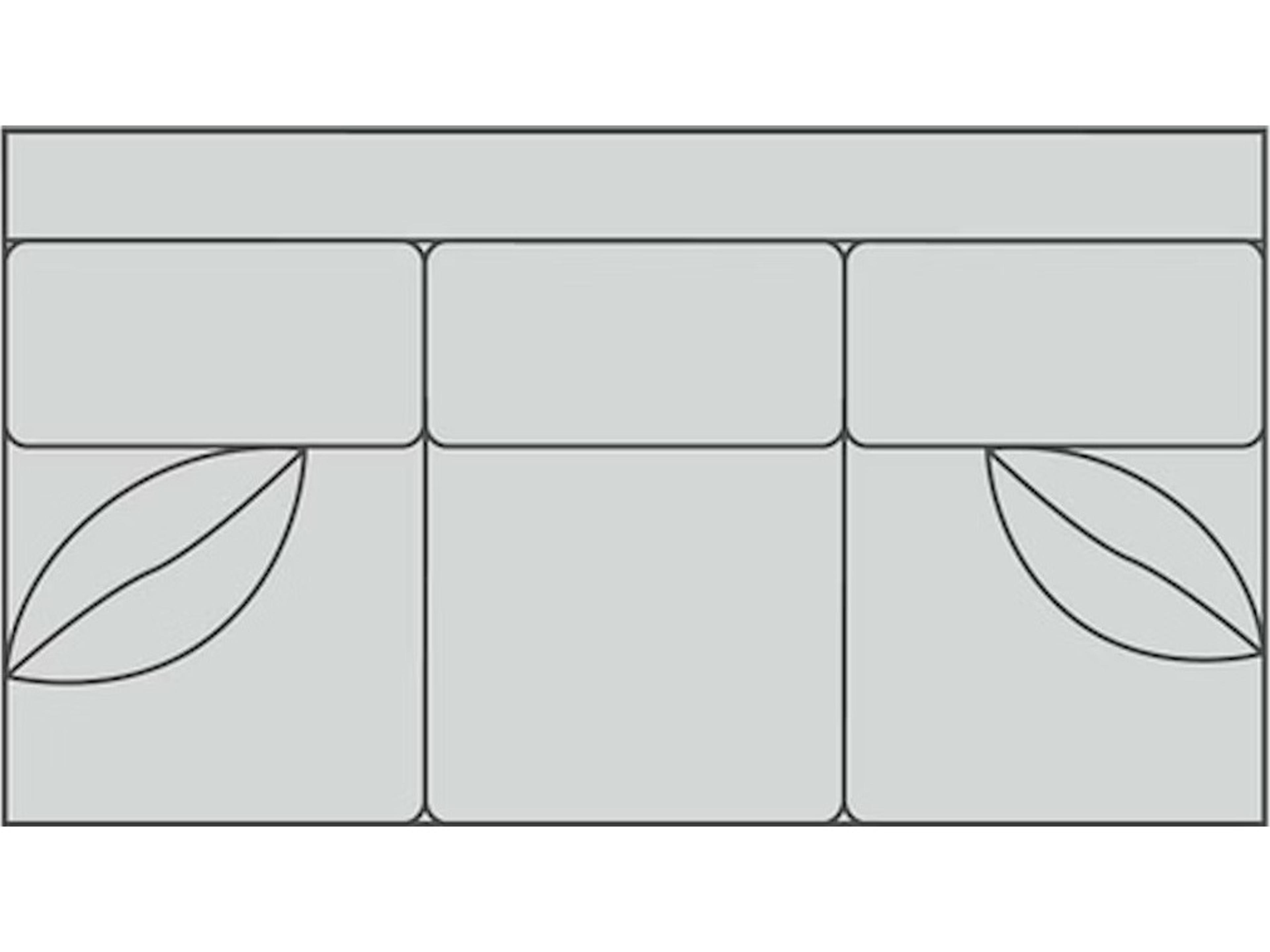 Upholstery Leather Lange Armless Sofa