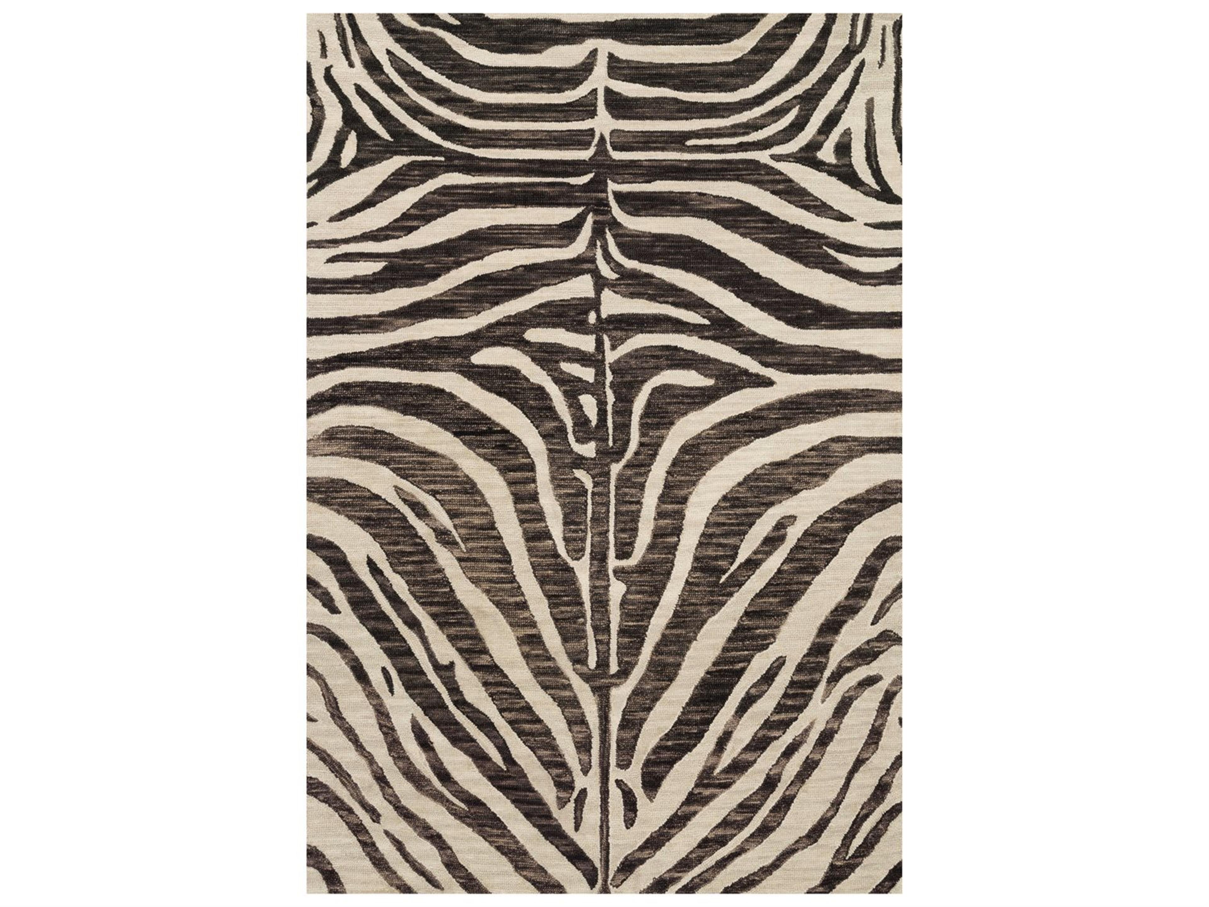Masai Area Rug Contemporary Animal Print