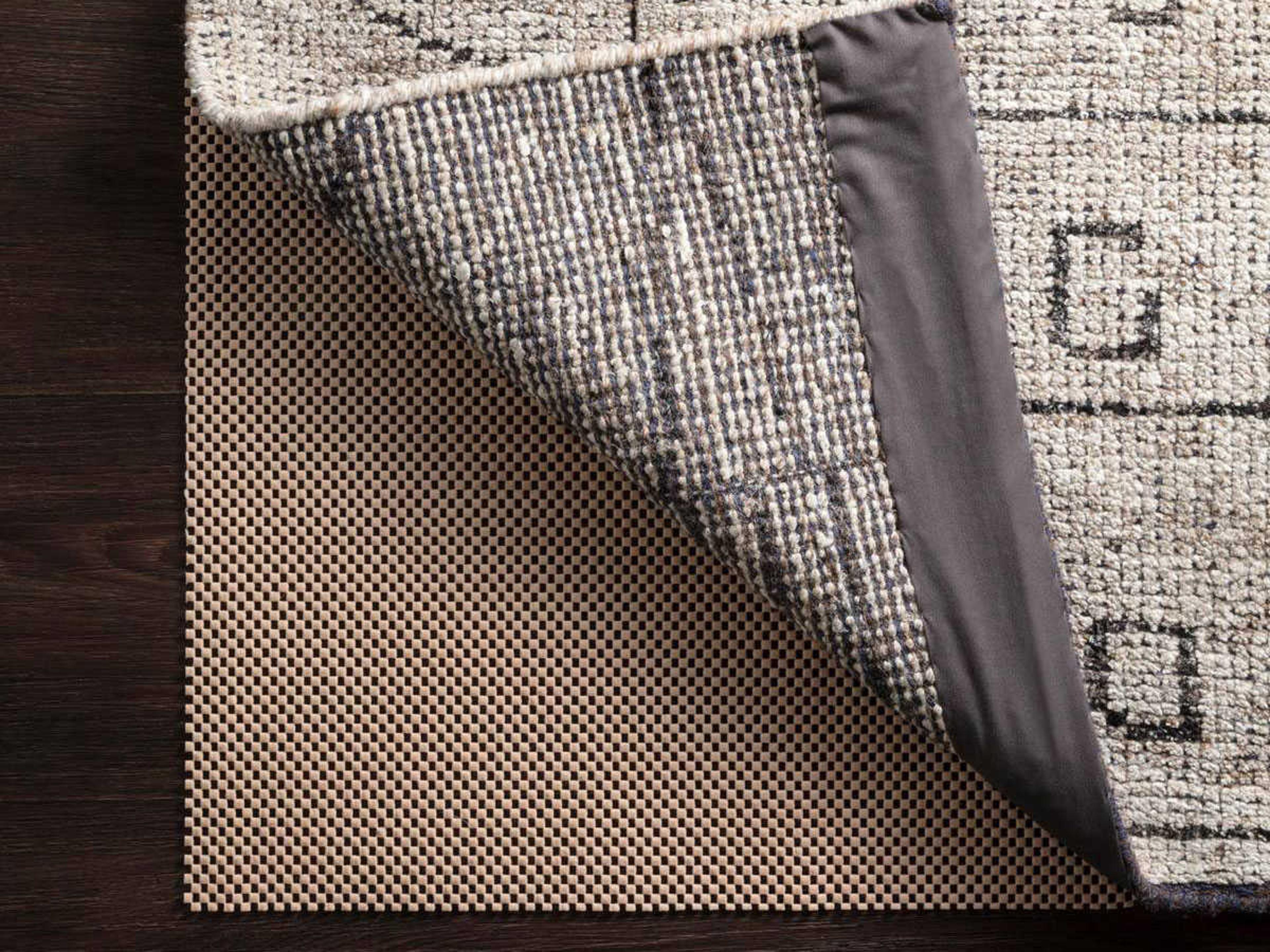 Beige 8' x 11' Rectangular Rug Pad