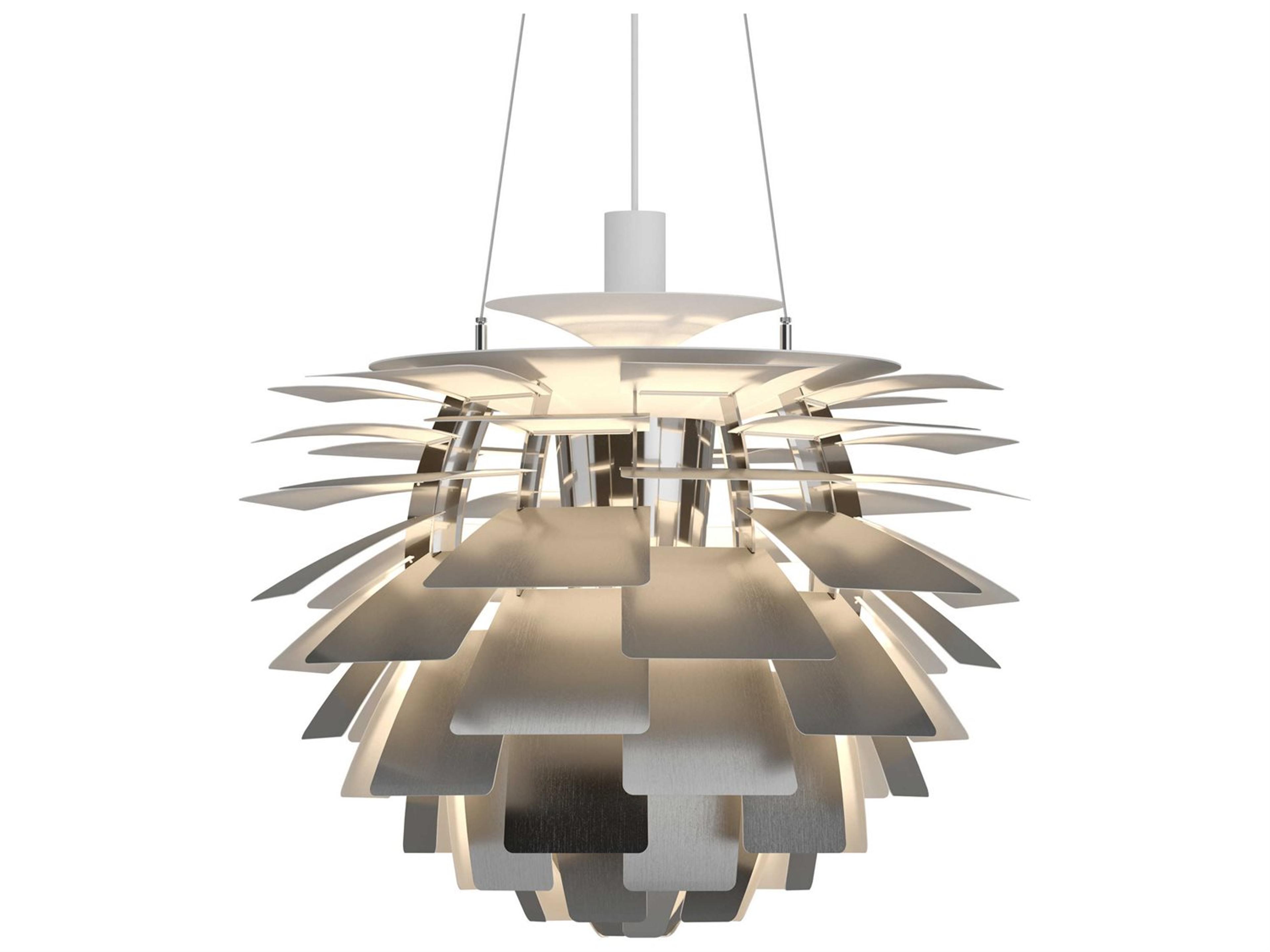PH Artichoke Pendant Light in Brushed Stainless Steel