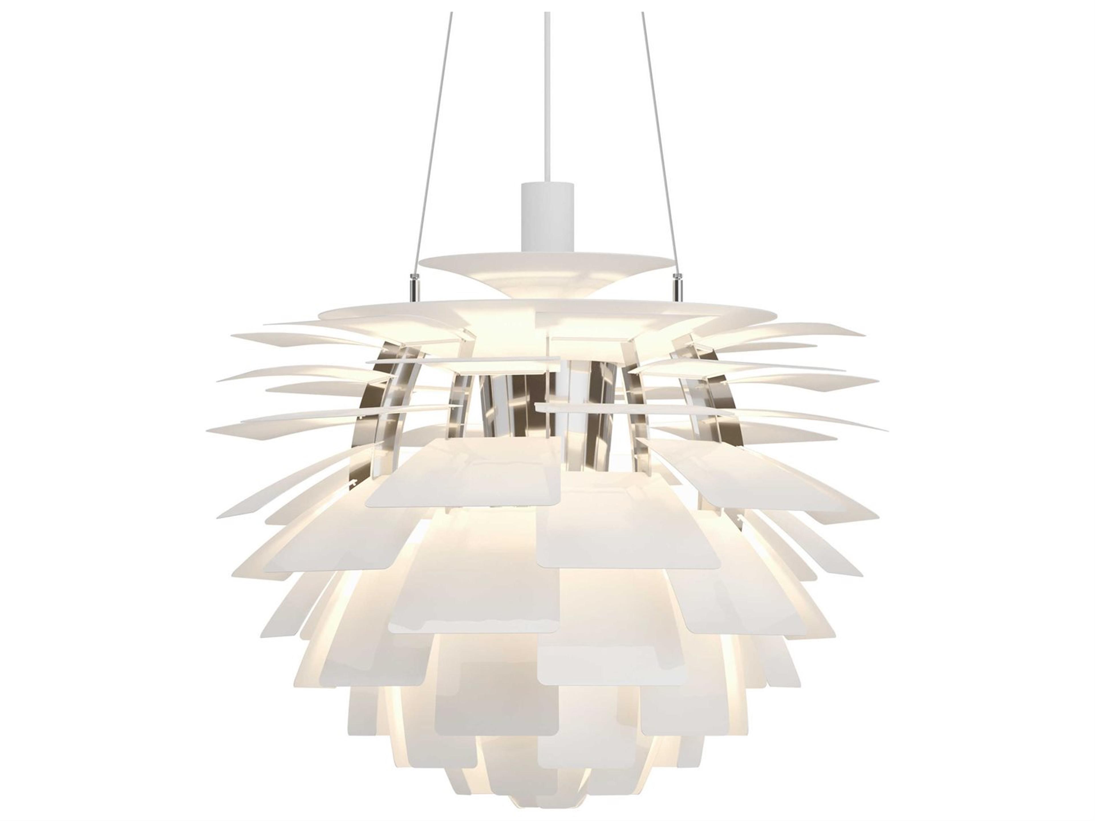 PH Artichoke Pendant Light Iconic White Fixture