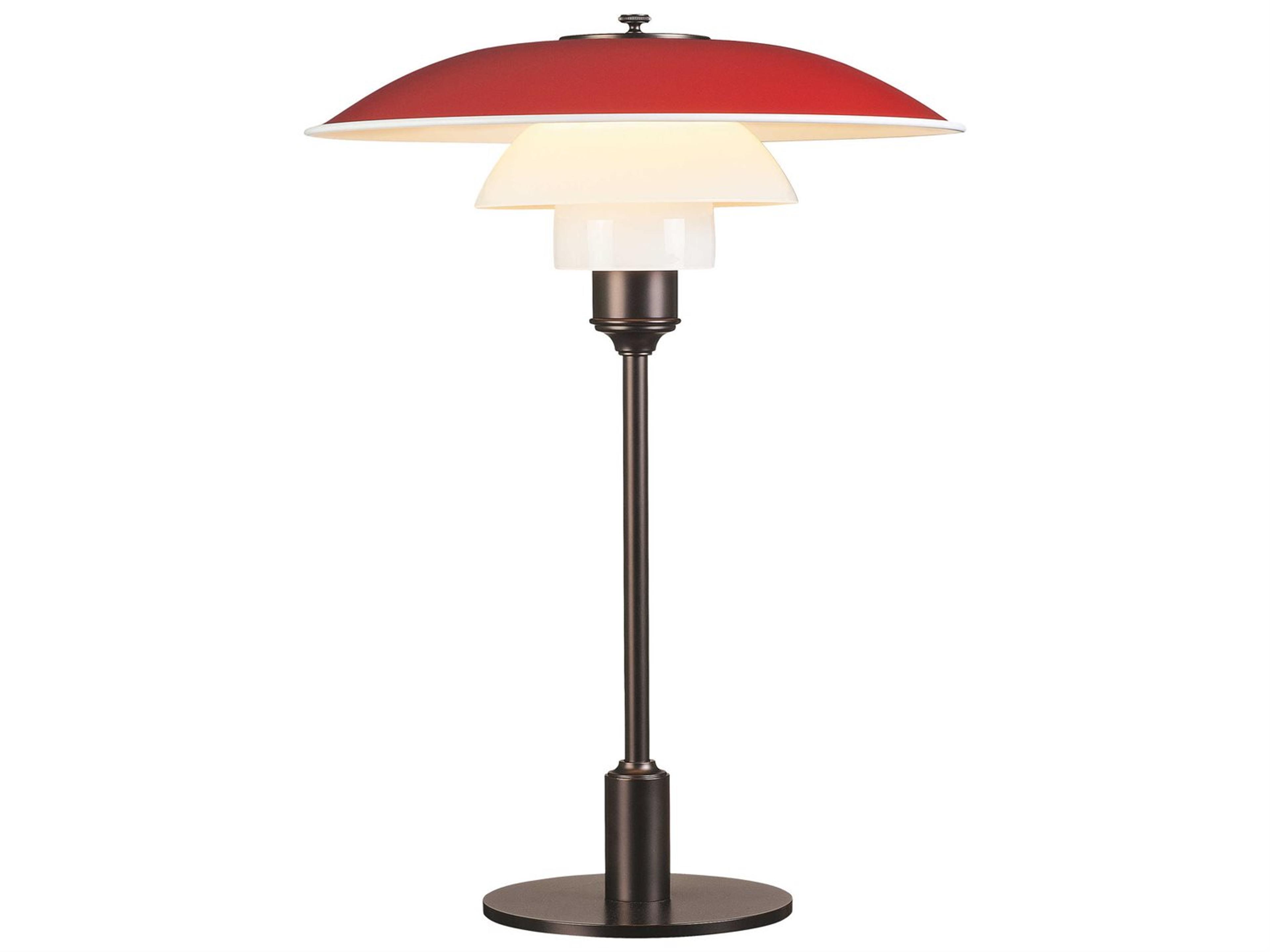 PH 3 1 2-2 1 2 Table Lamp Red Modern