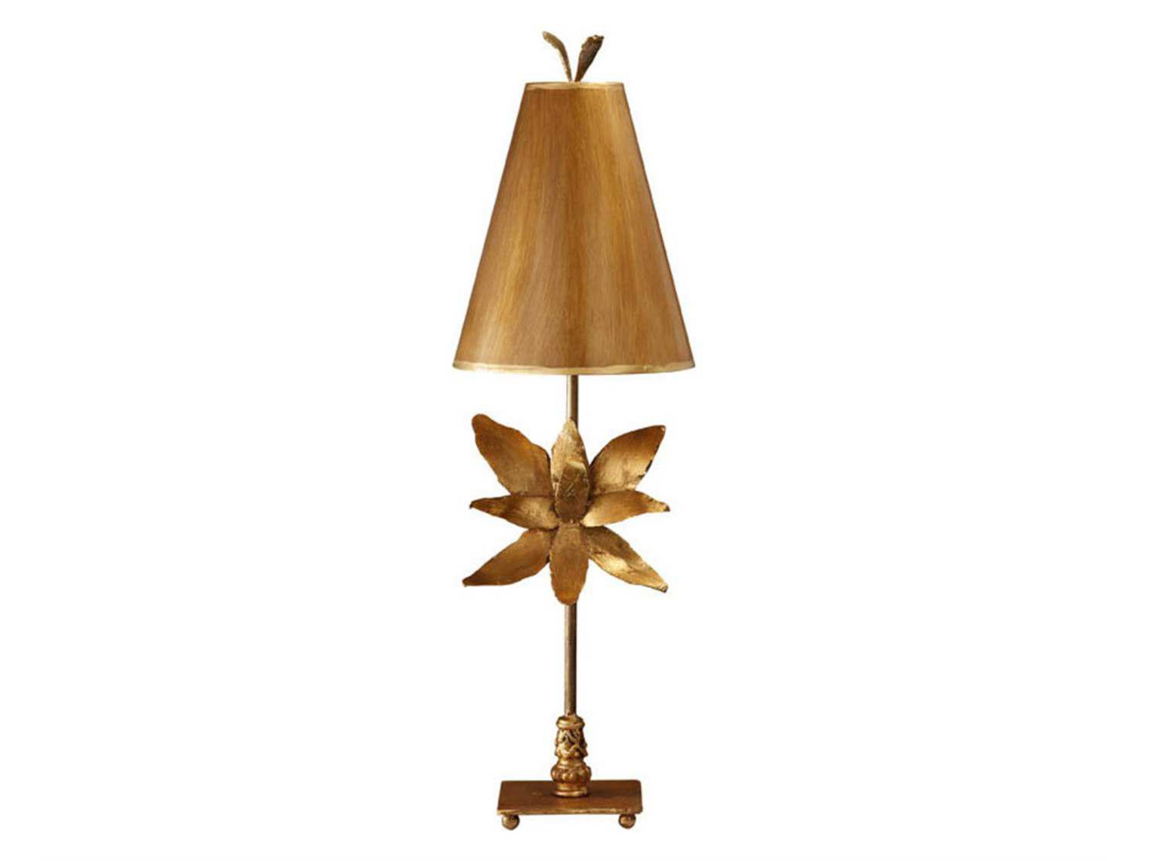Azalea Gold Buffet Lamp