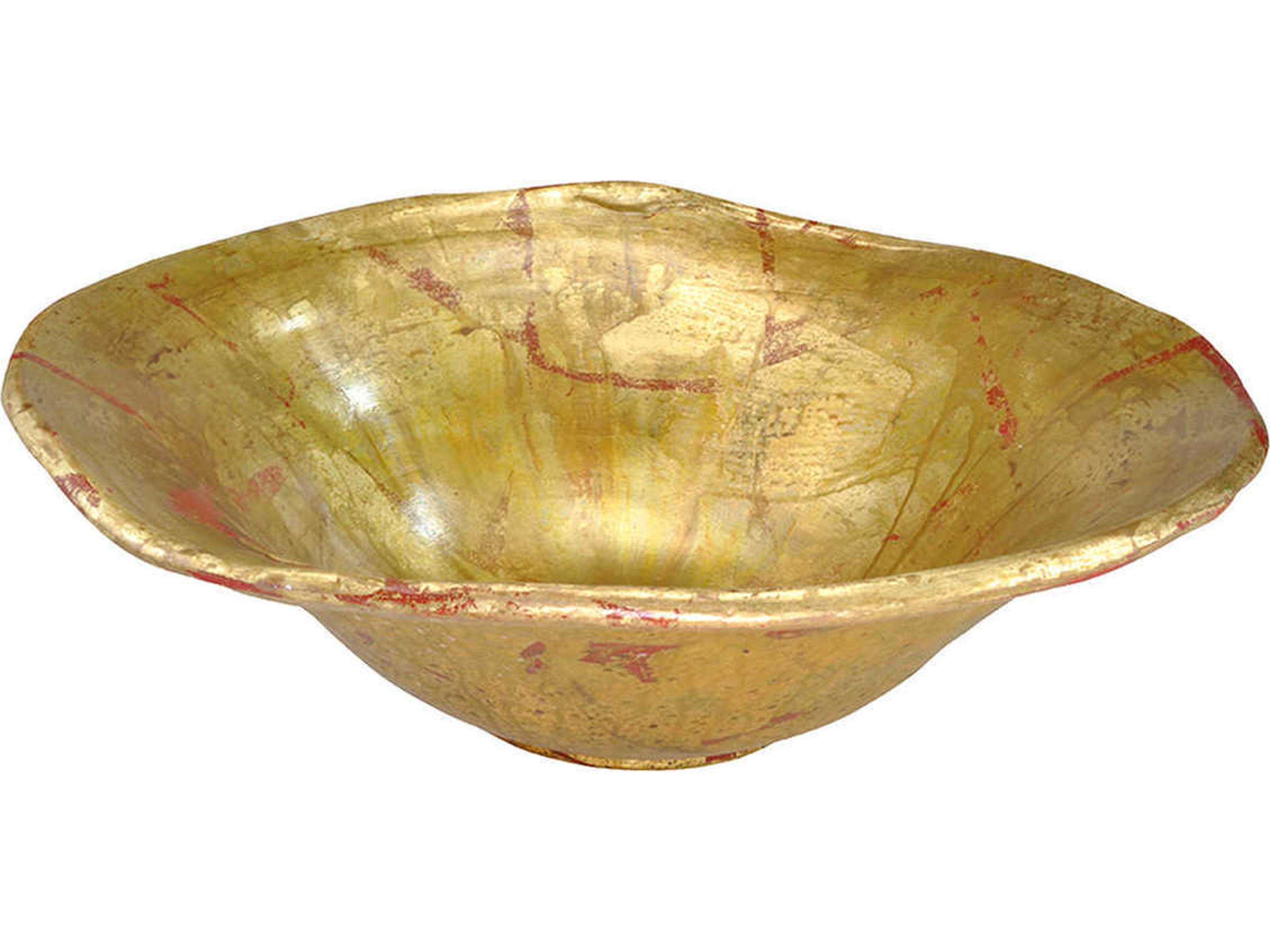 Beauvoir Gold / Silver Leaf Decorative Bowl