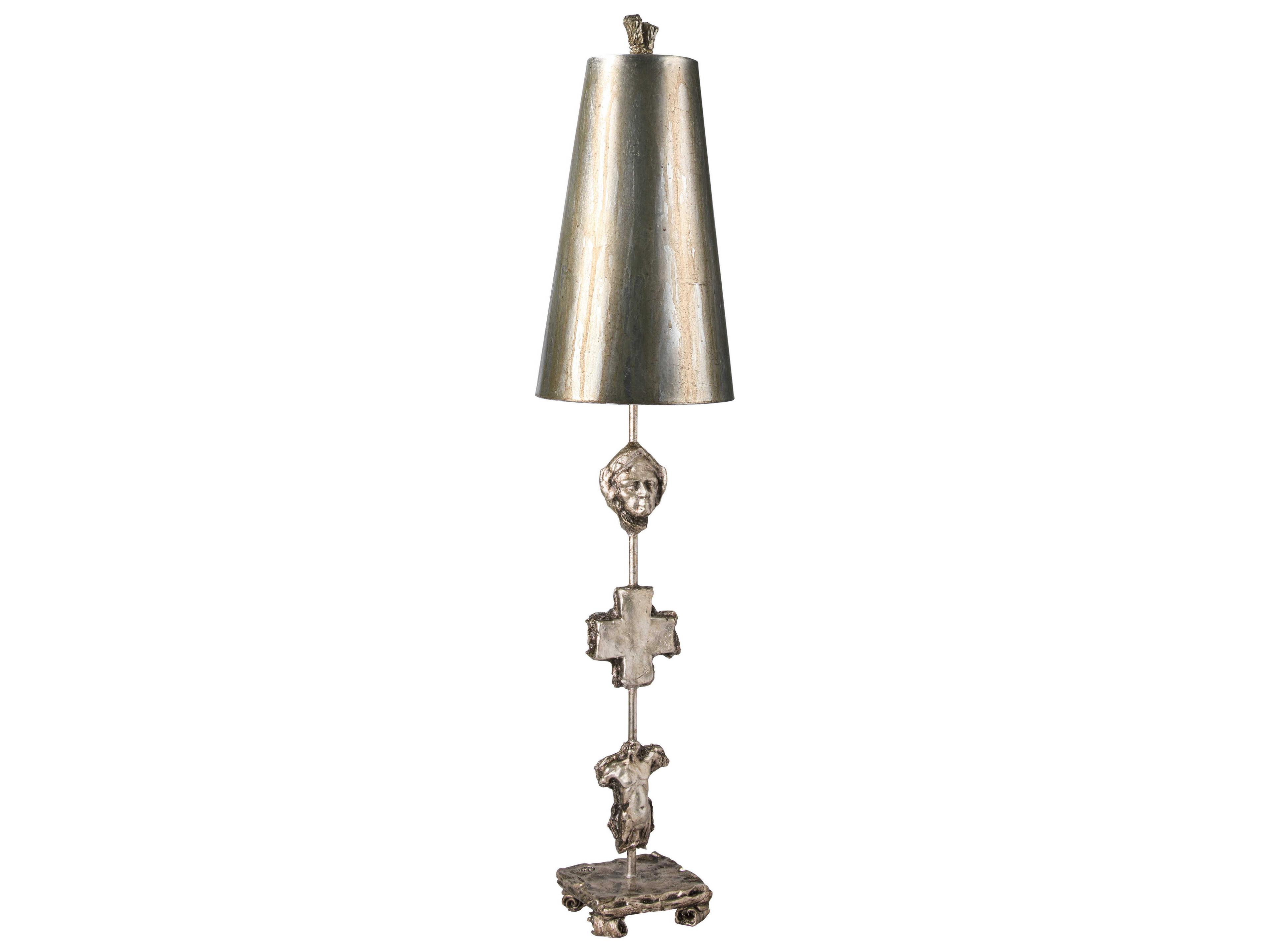Fragment Silver Buffet Lamp