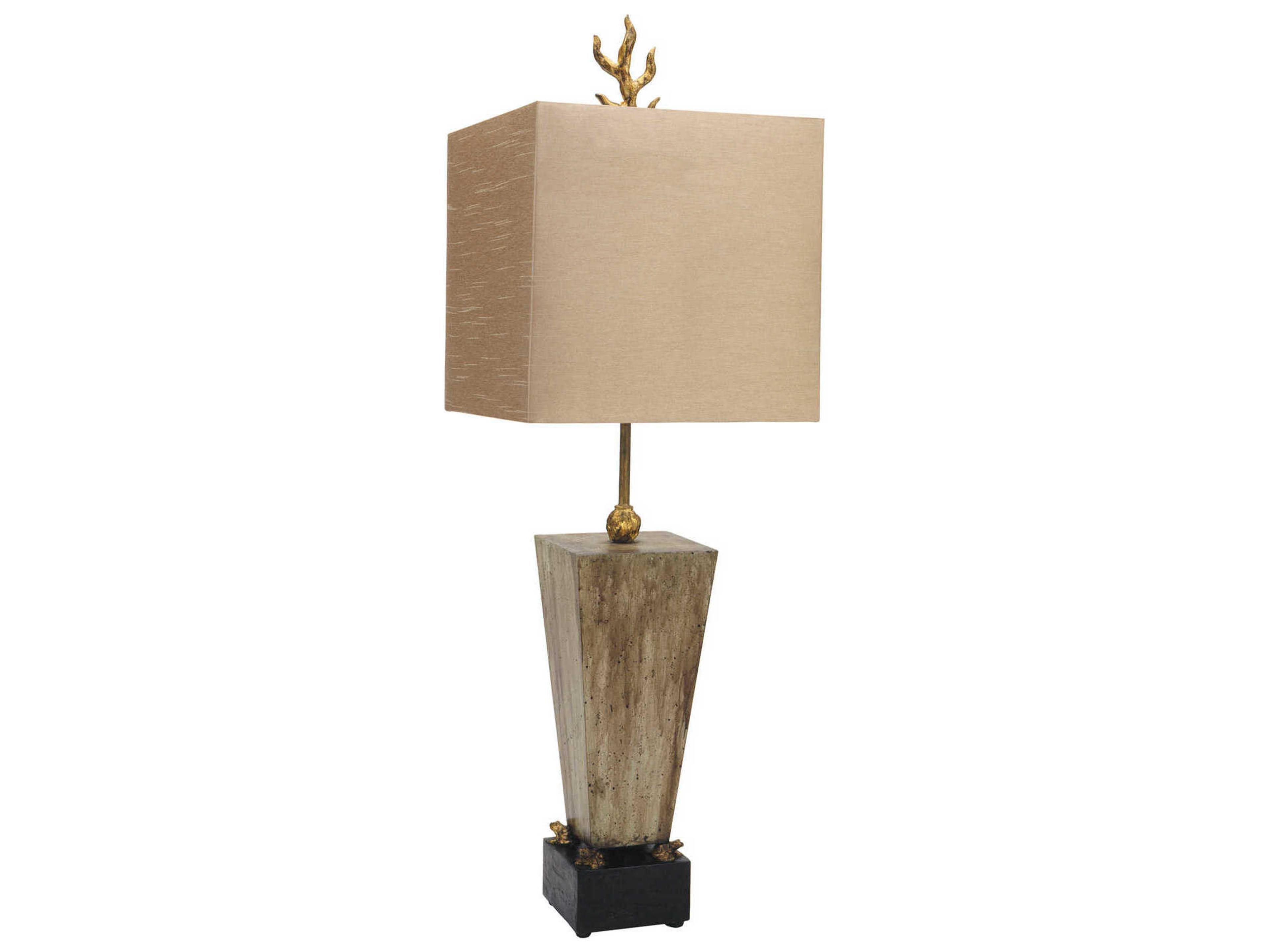 Grenouille Black Umber Brown Buffet Lamp