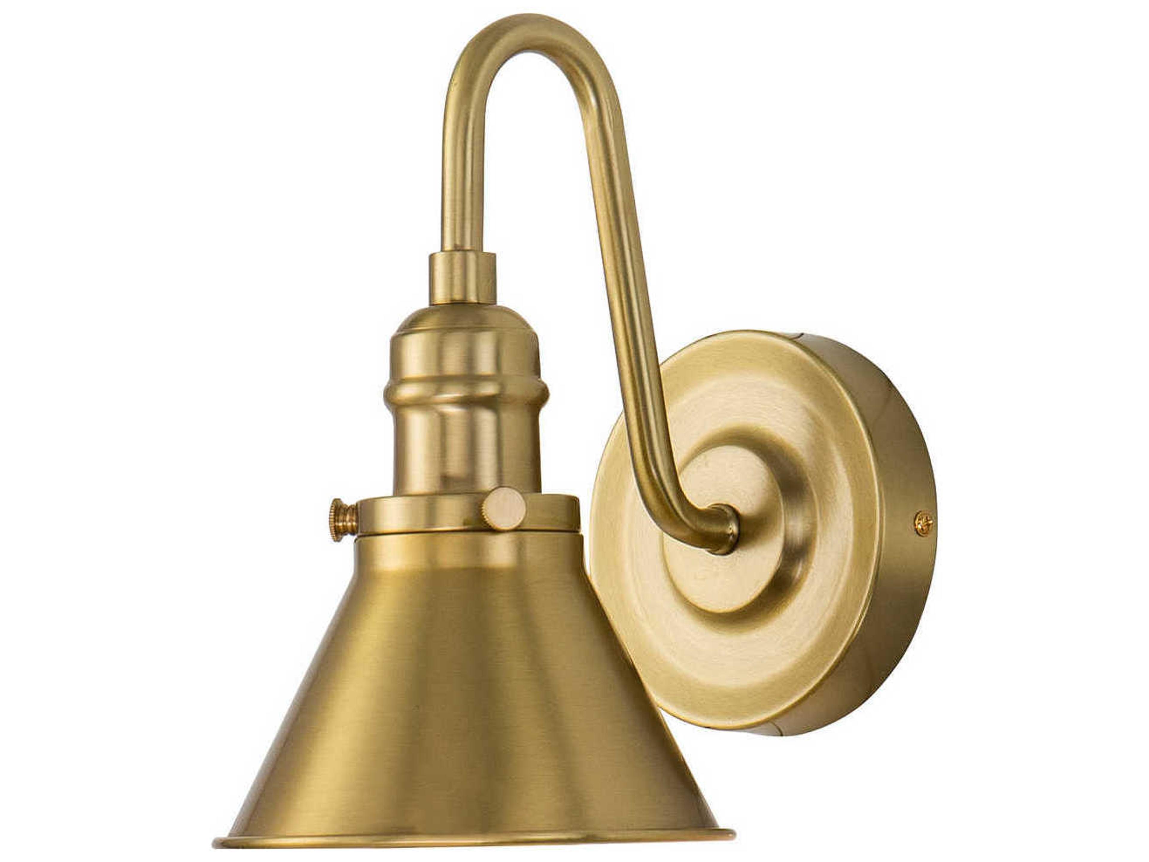 Provence 1-Light Aged Brass Wall Sconce