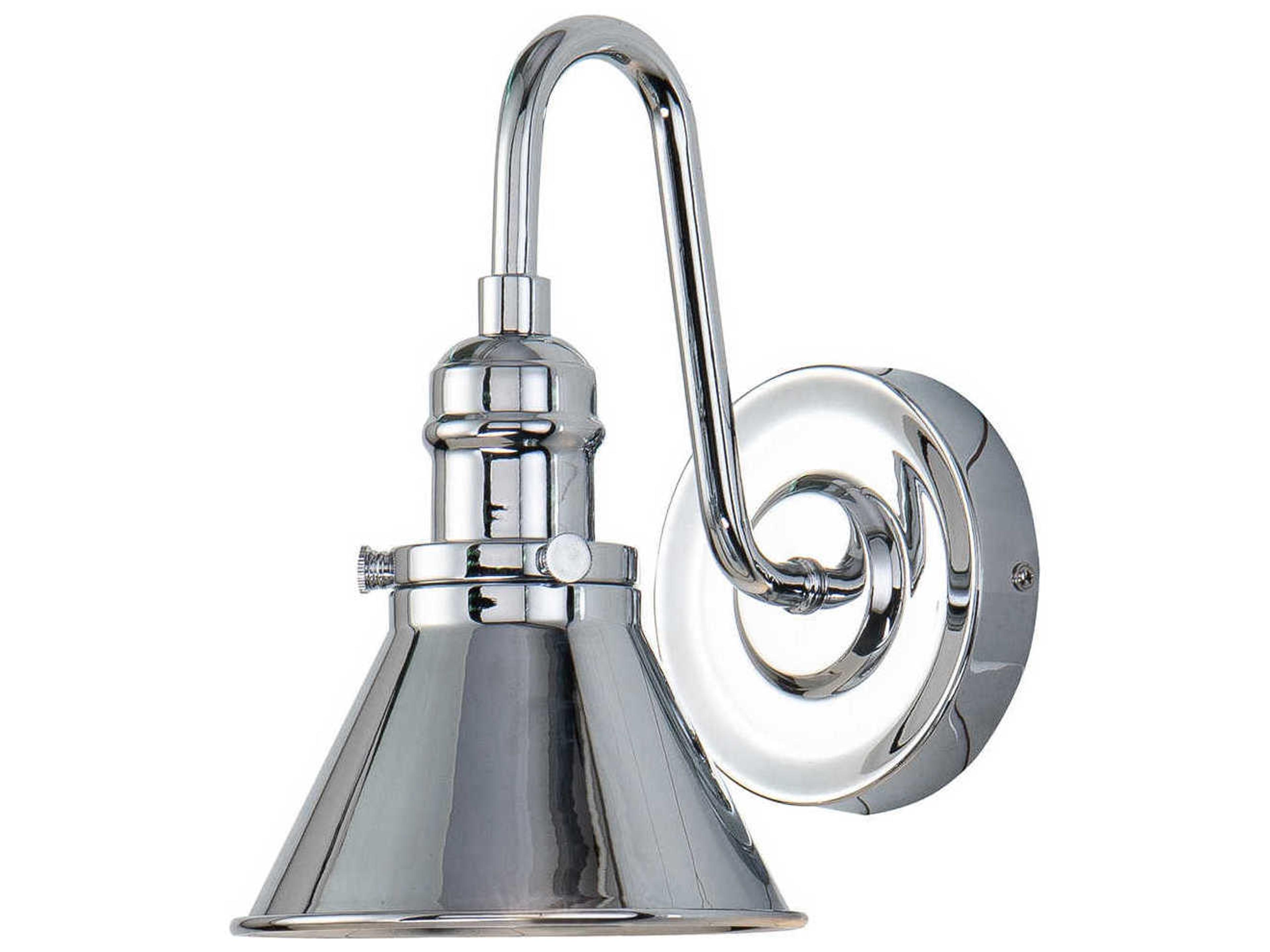 Provence 1-Light Polished Chrome Wall Sconce
