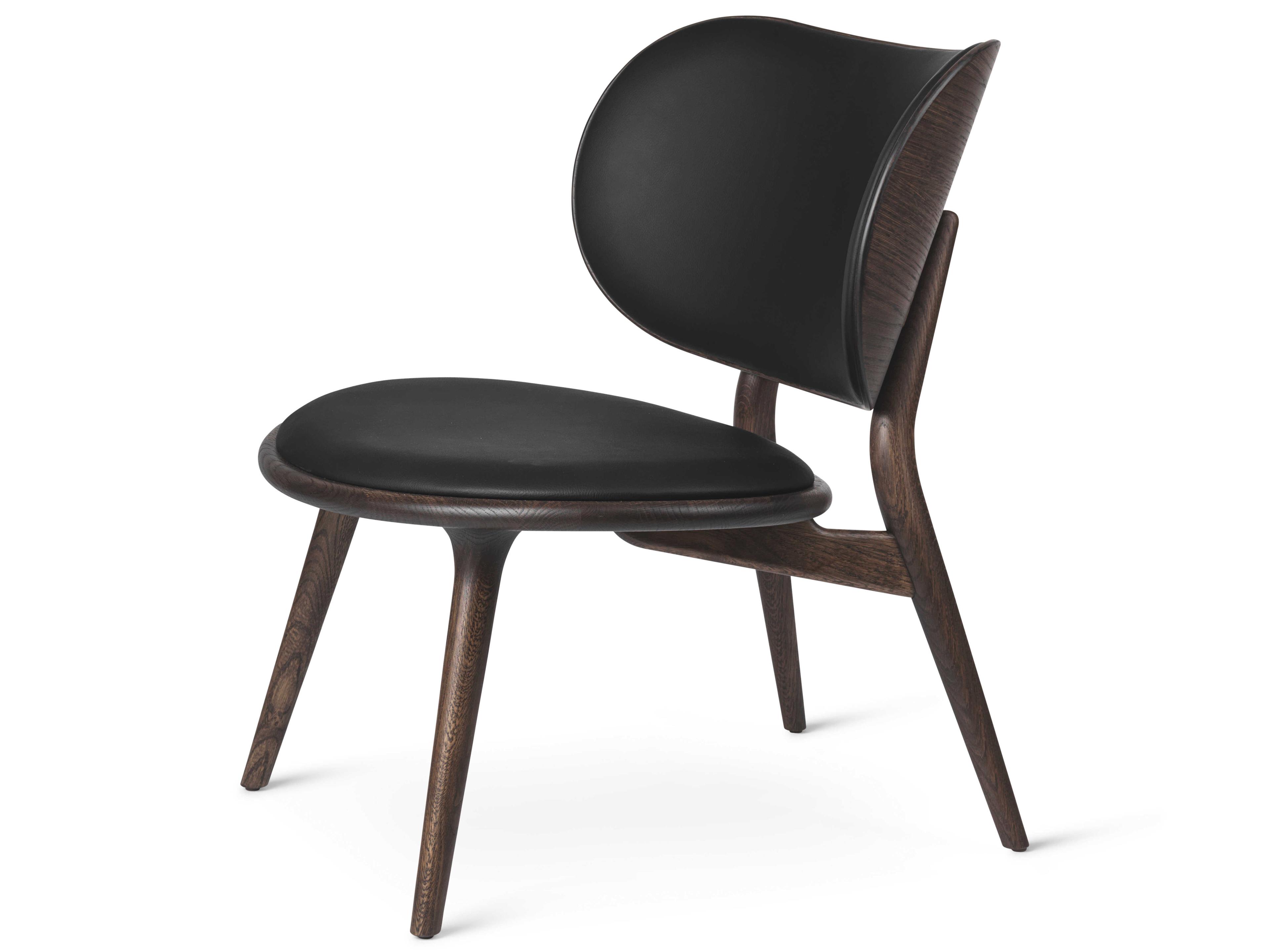 Brown Leather Accent Chair