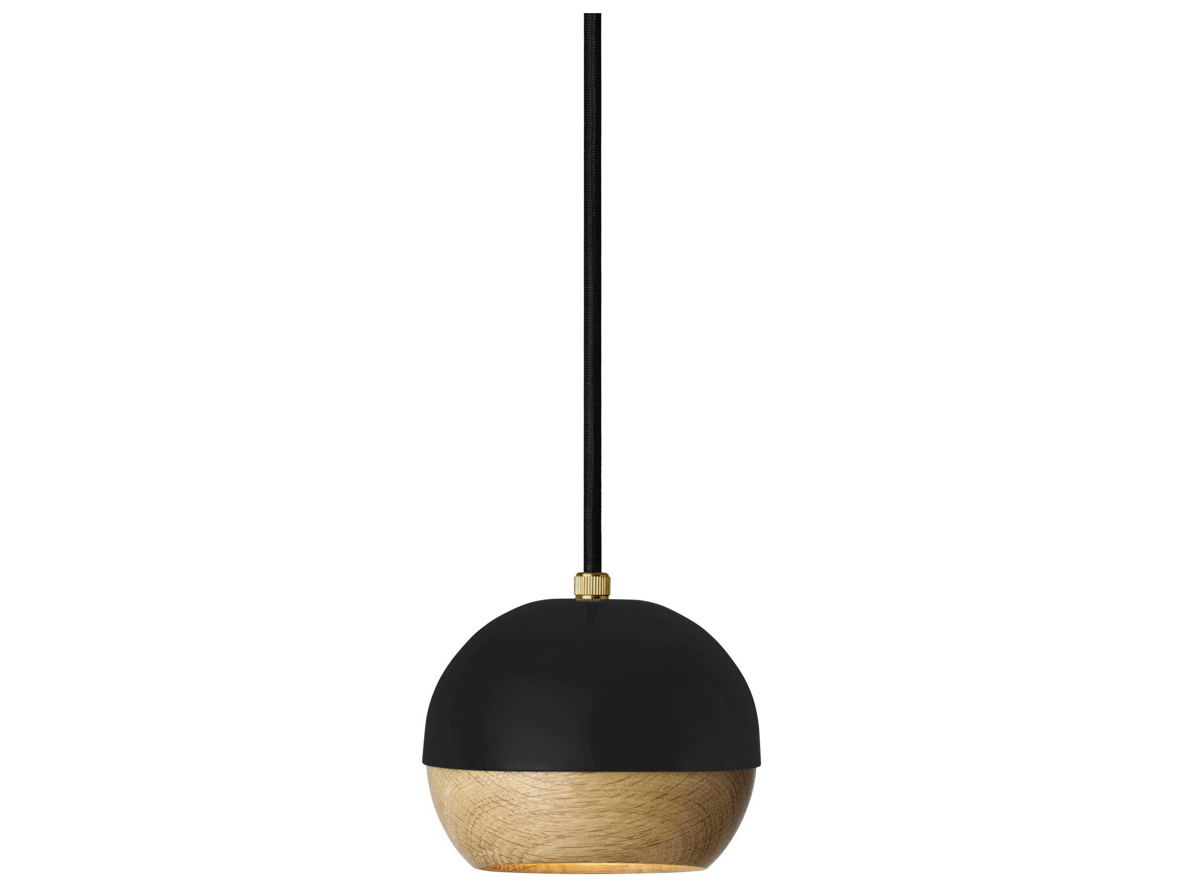 Ray Black LED Round Mini Pendant