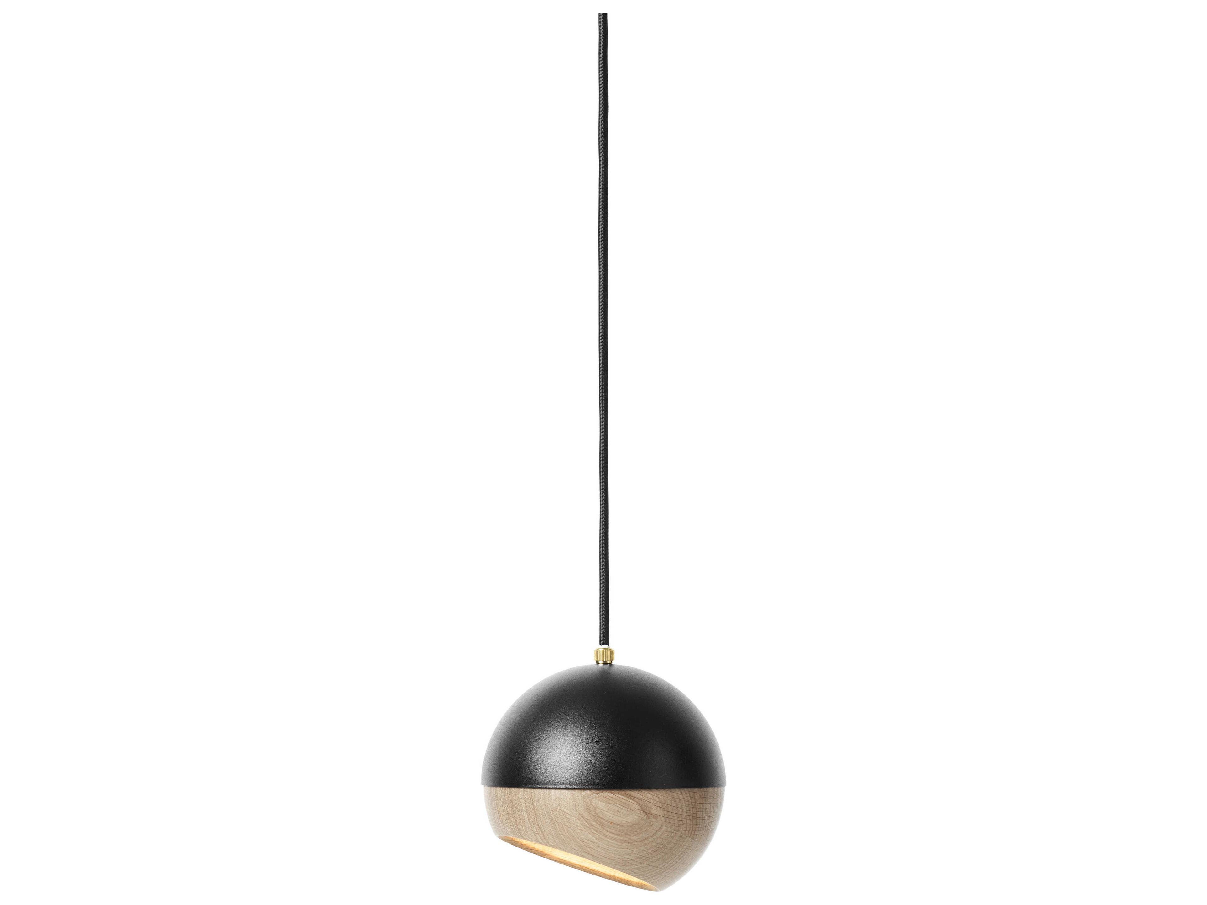 Ray Black LED Round Mini Pendant