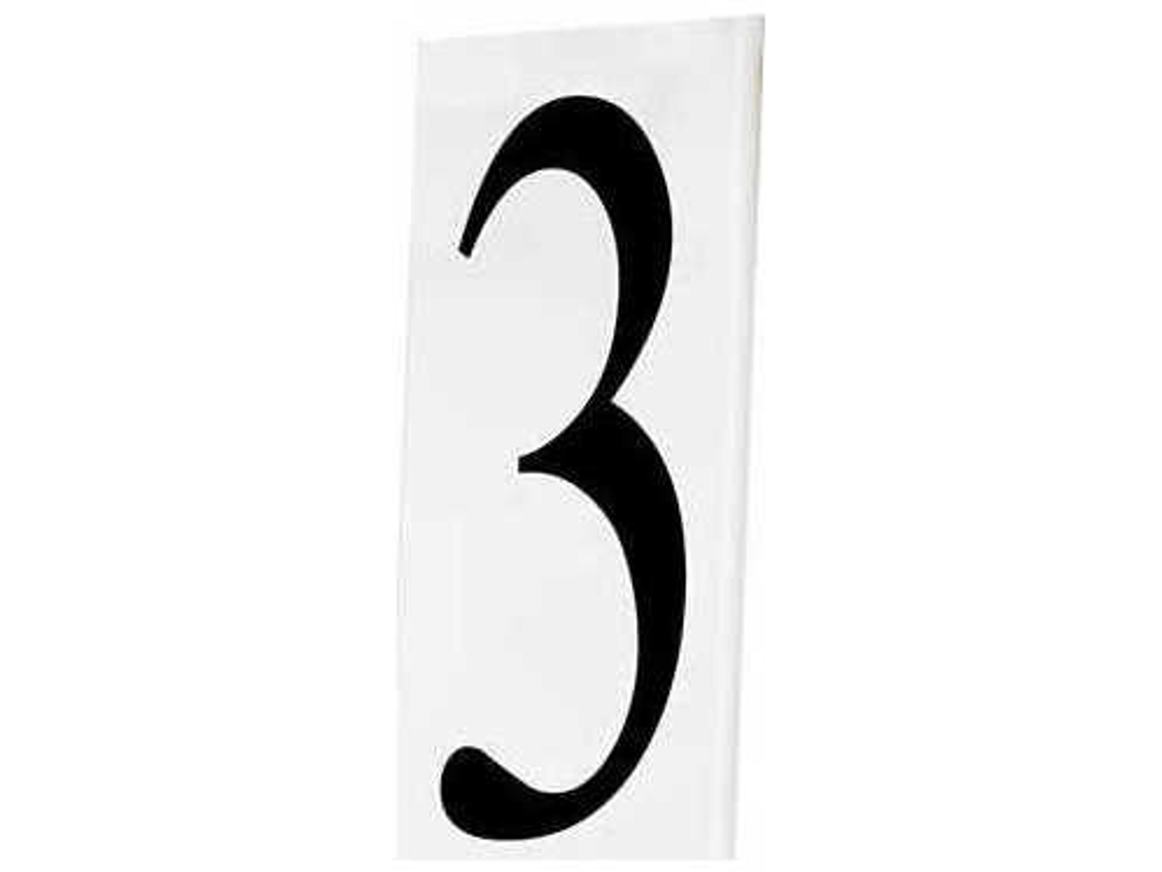 Address House Number-3 Wall Plate