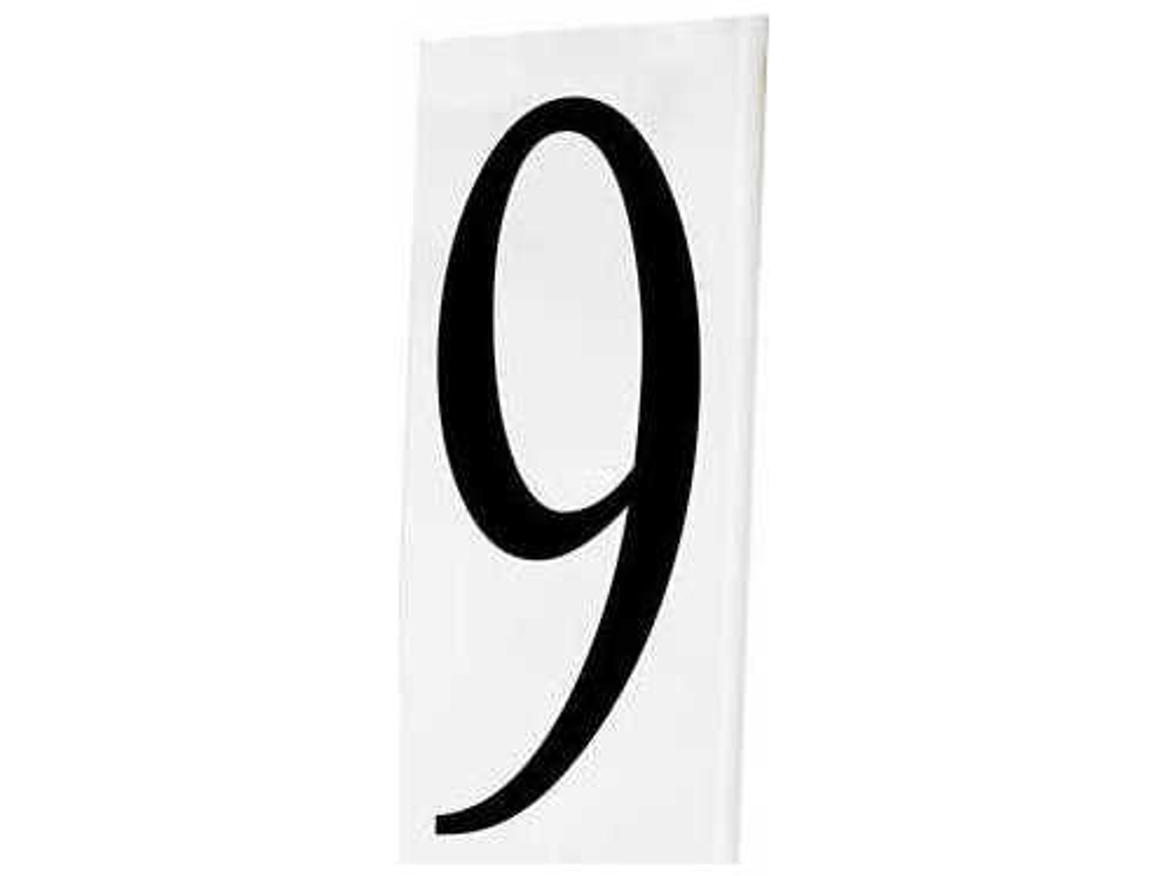 Address House Number-9 Wall Plate