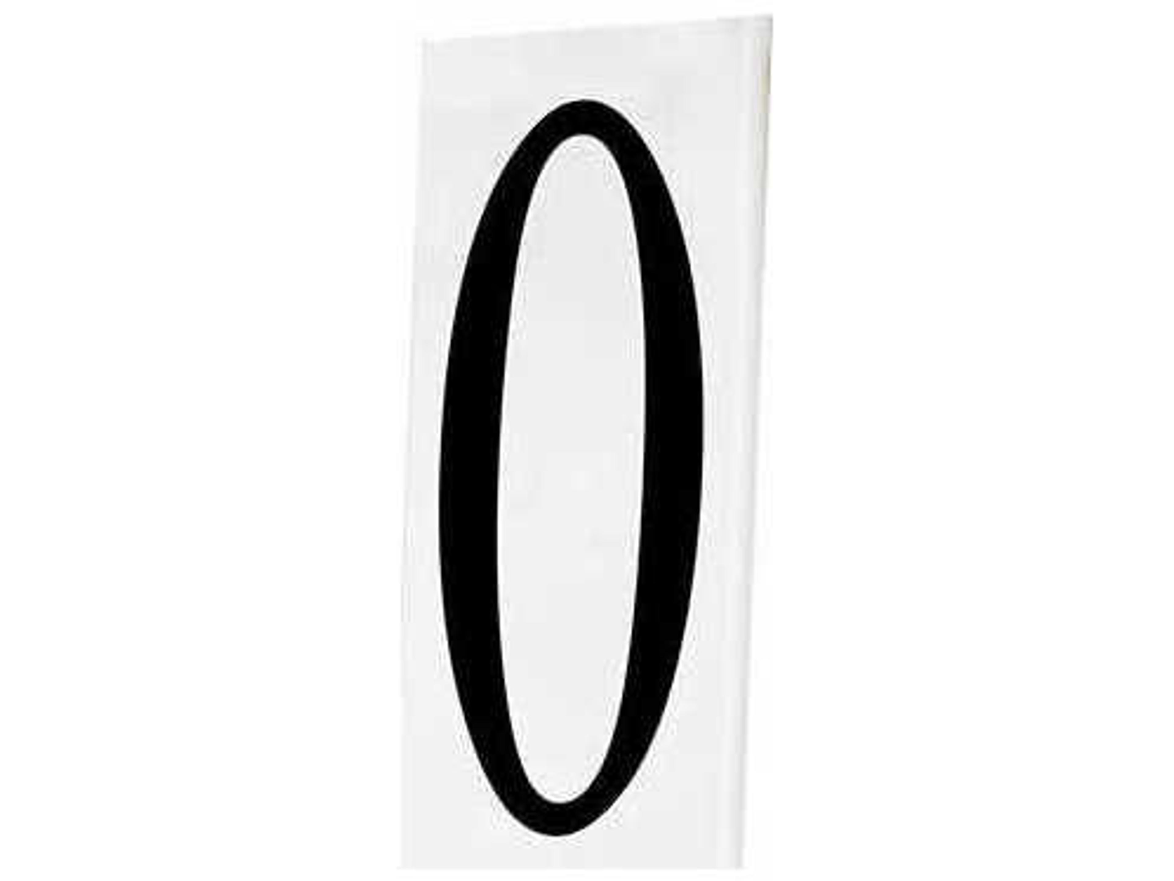 Address House Number-0 Wall Plate