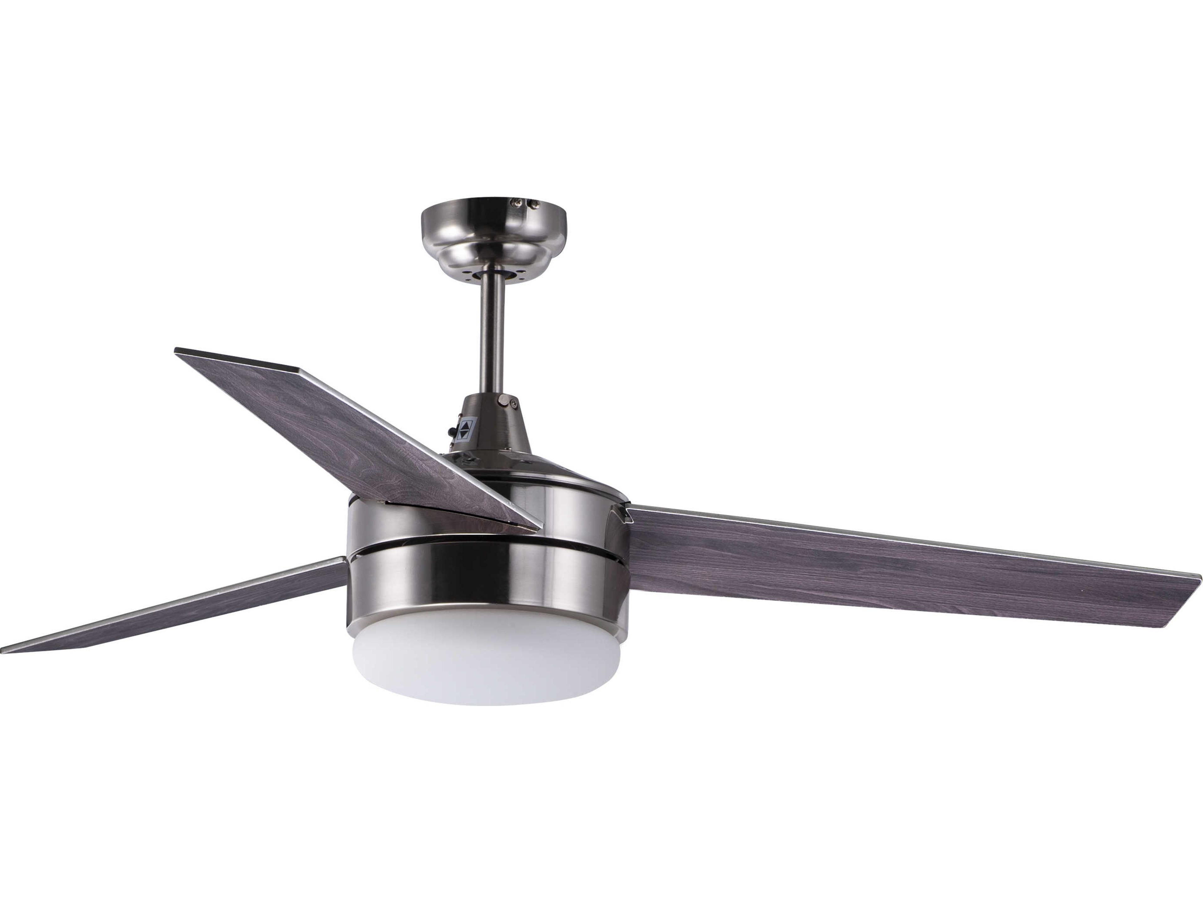 Basic-max Satin Nickel 1 - Light 52" Ceiling Fan