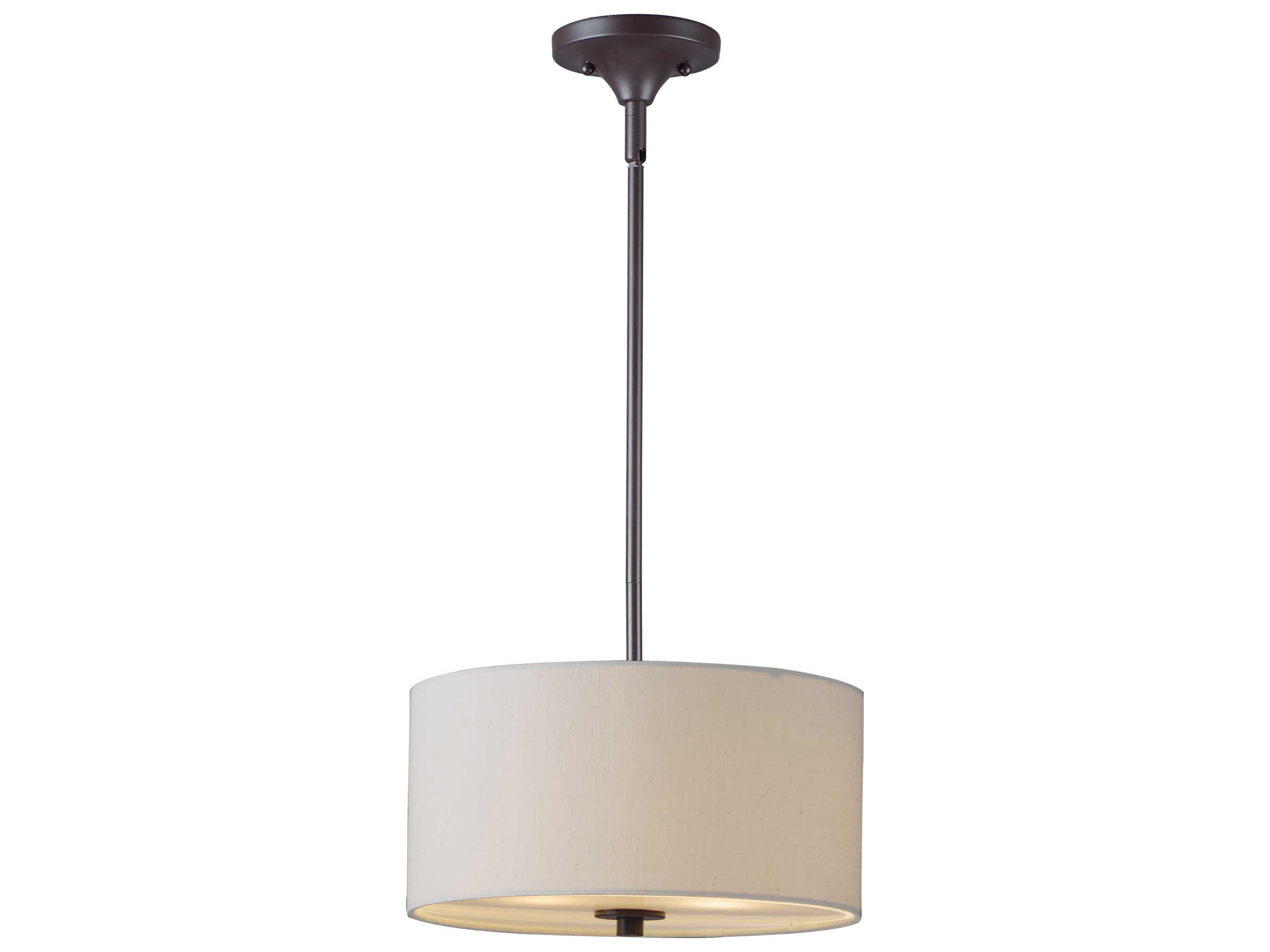 Bongo 2-Light Oil Rubbed Bronze Drum Pendant