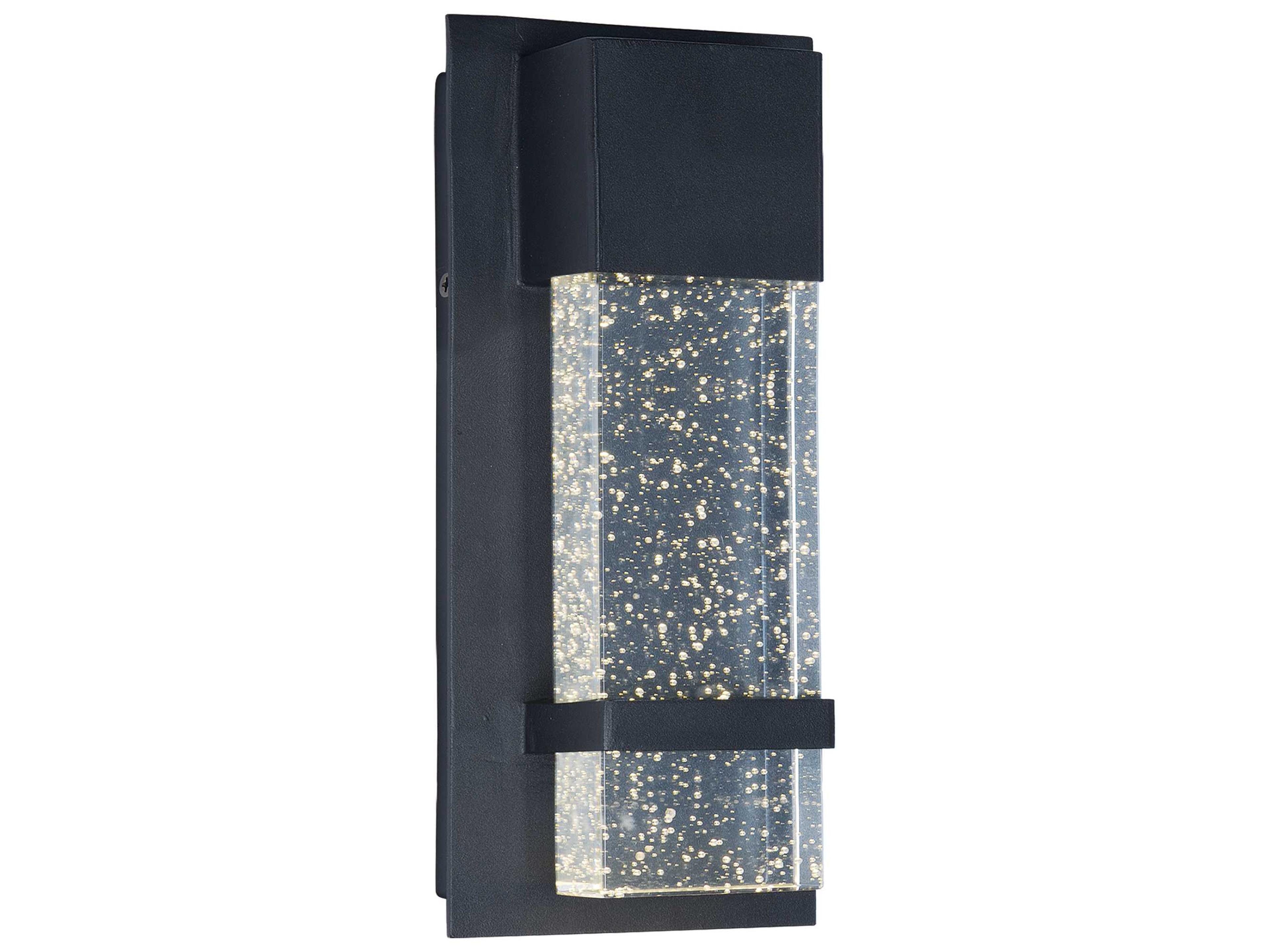 Cascade with Bubble Glass LED Outdoor Wall Light