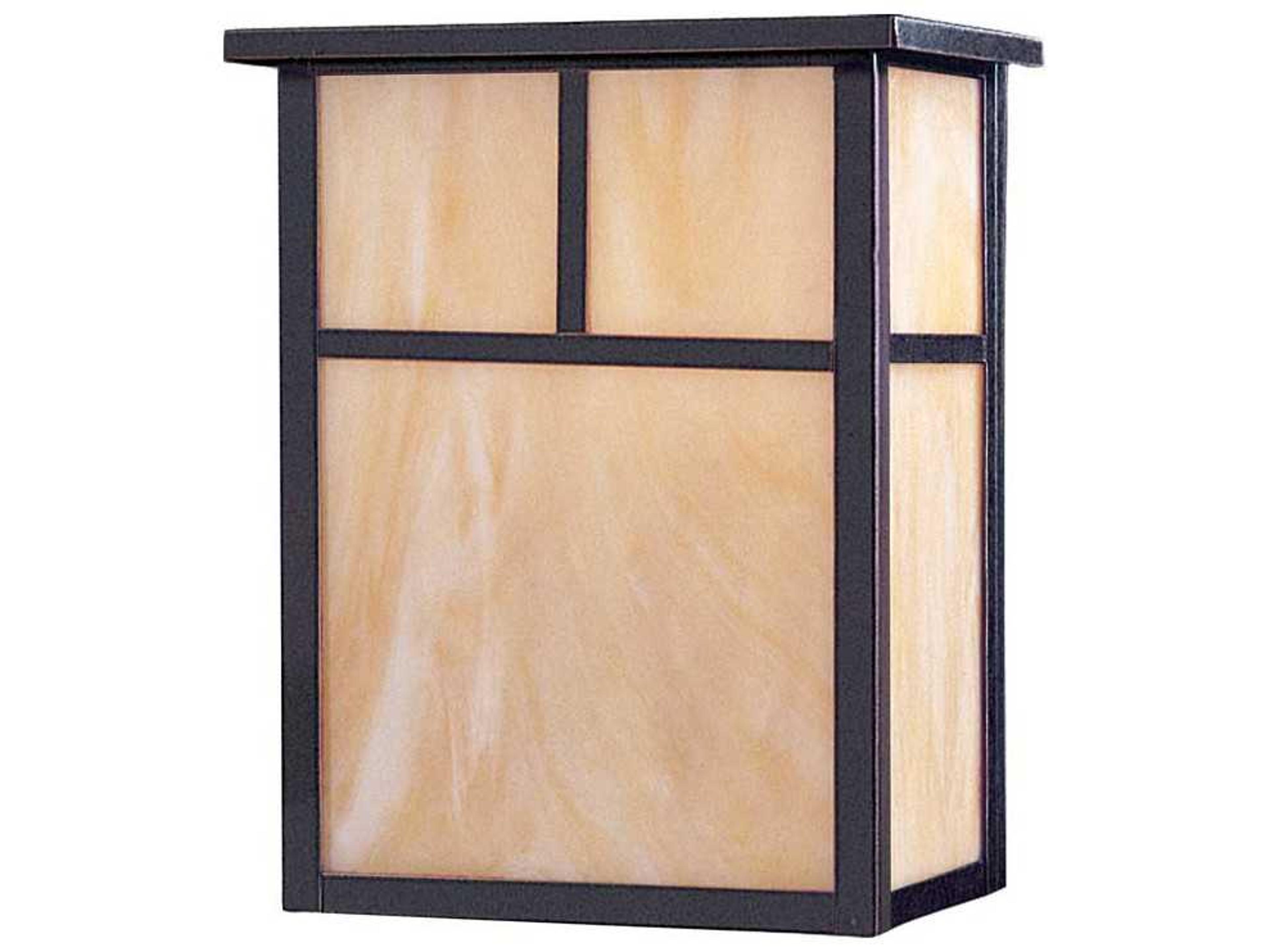 Coldwater & Honey Glass Incandescent Outdoor Wall Light