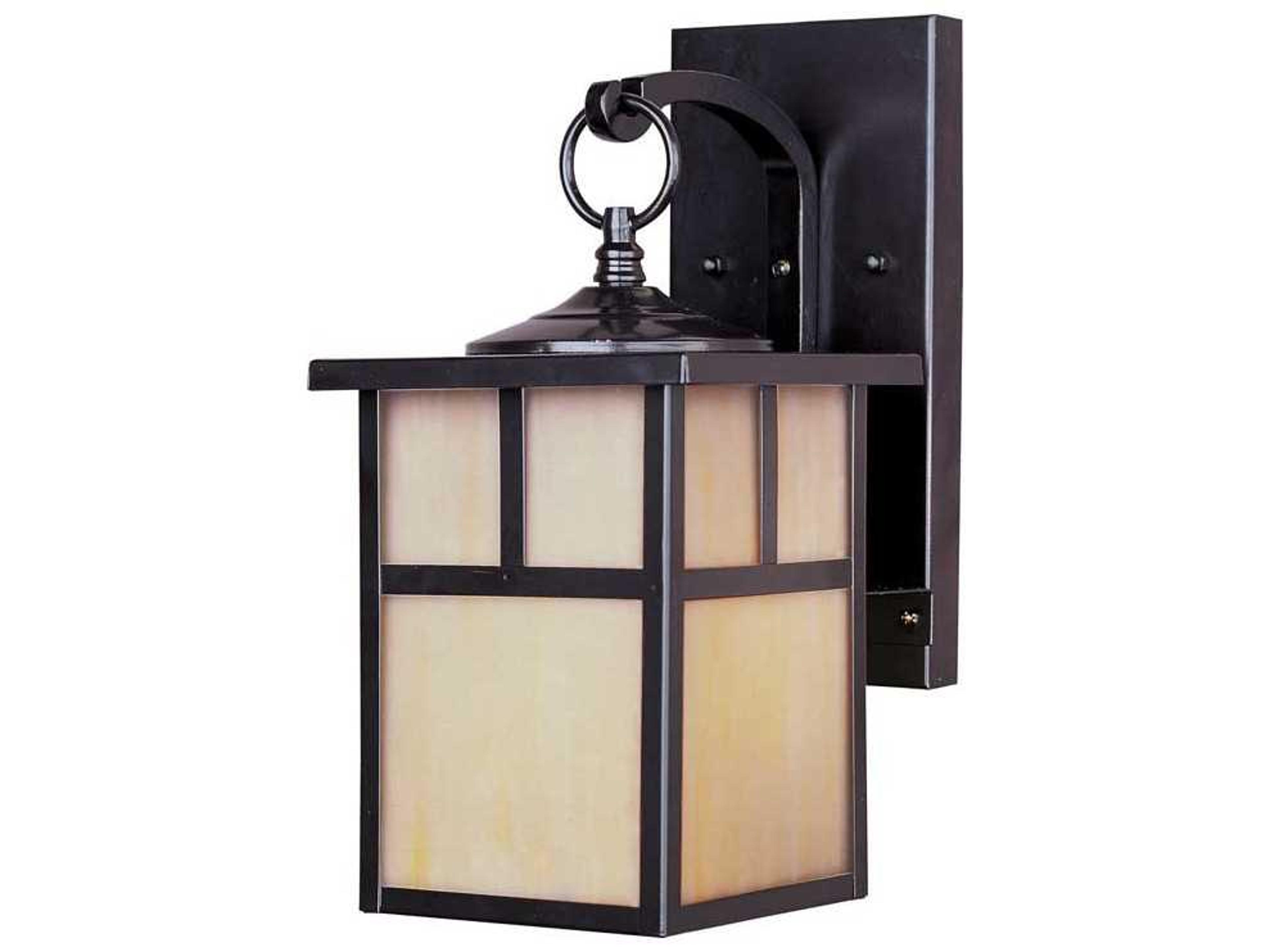 Coldwater Outdoor & Honey Glass Incandescent Wall Light