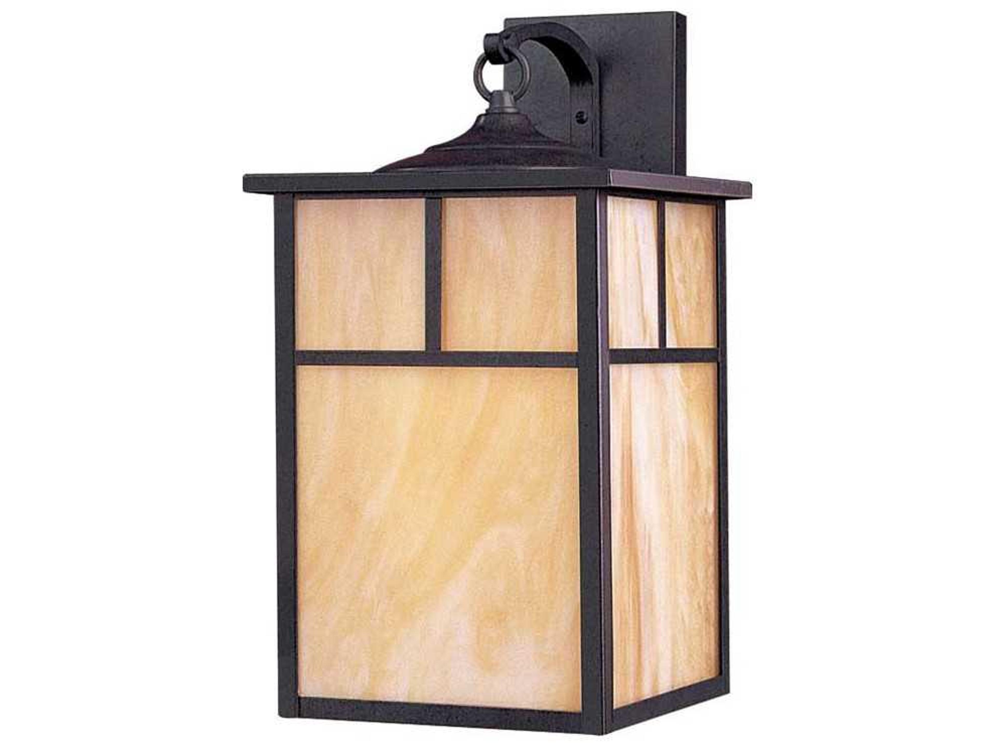 Coldwater Outdoor & Honey Glass Incandescent Wall Light