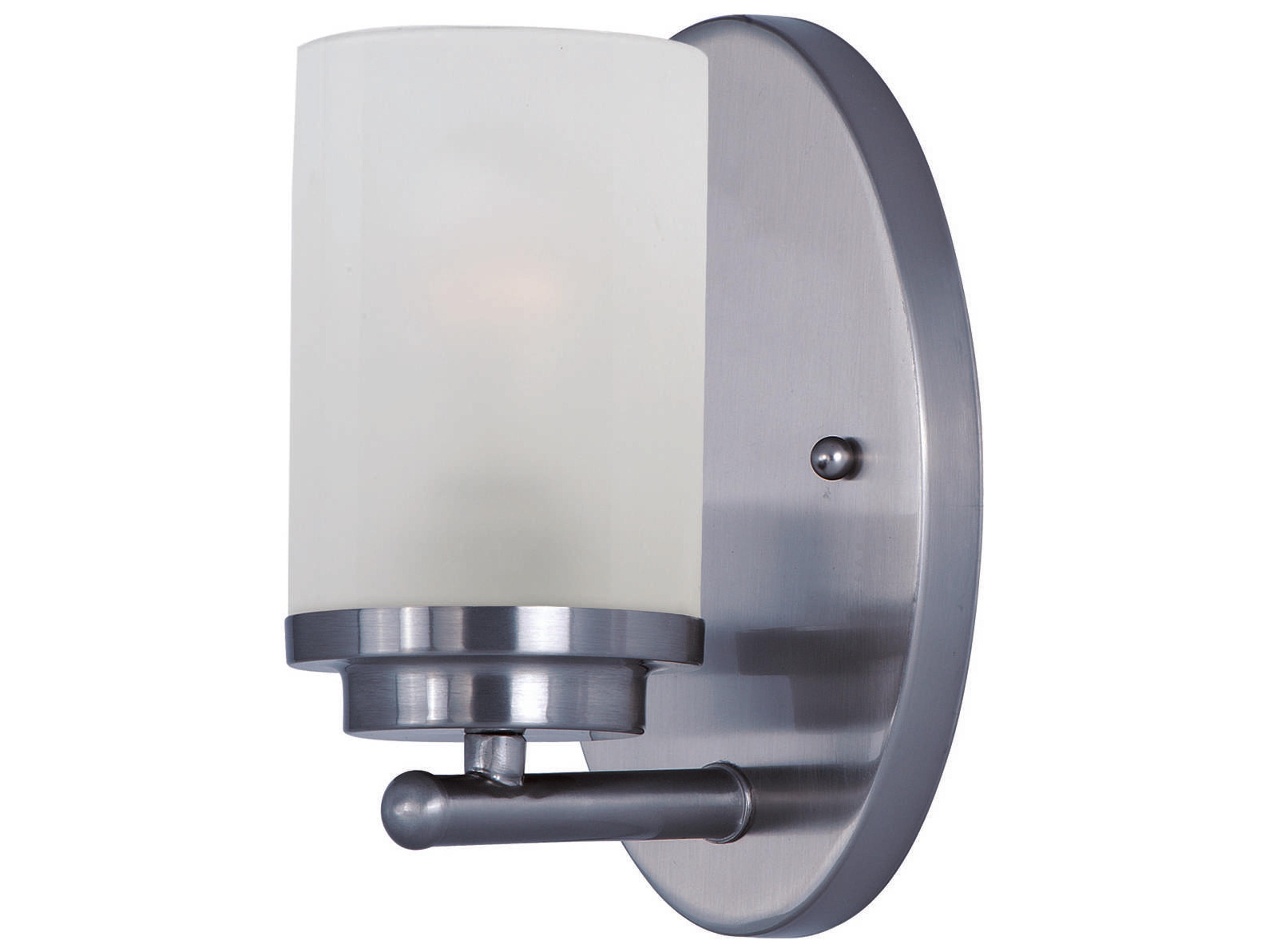 Corona Polished Chrome Glass Wall Sconce