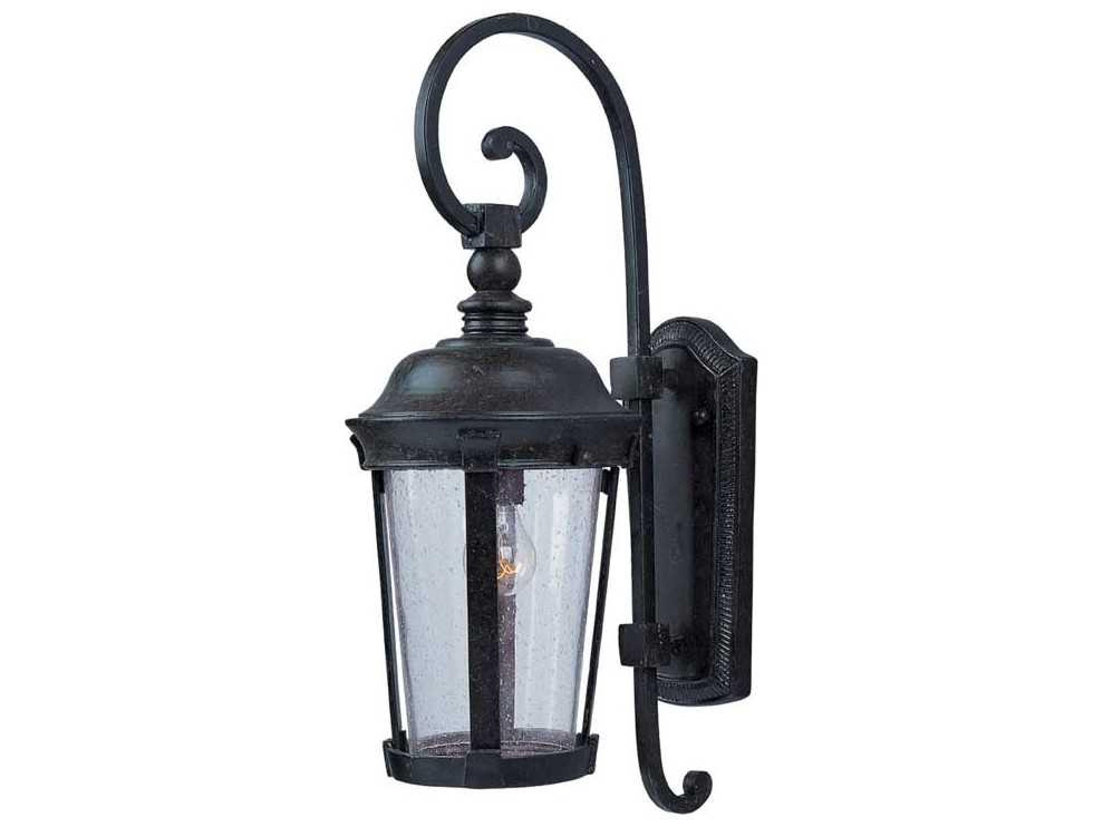 Dover DC & Seedy Glass Incandescent Outdoor Wall Light