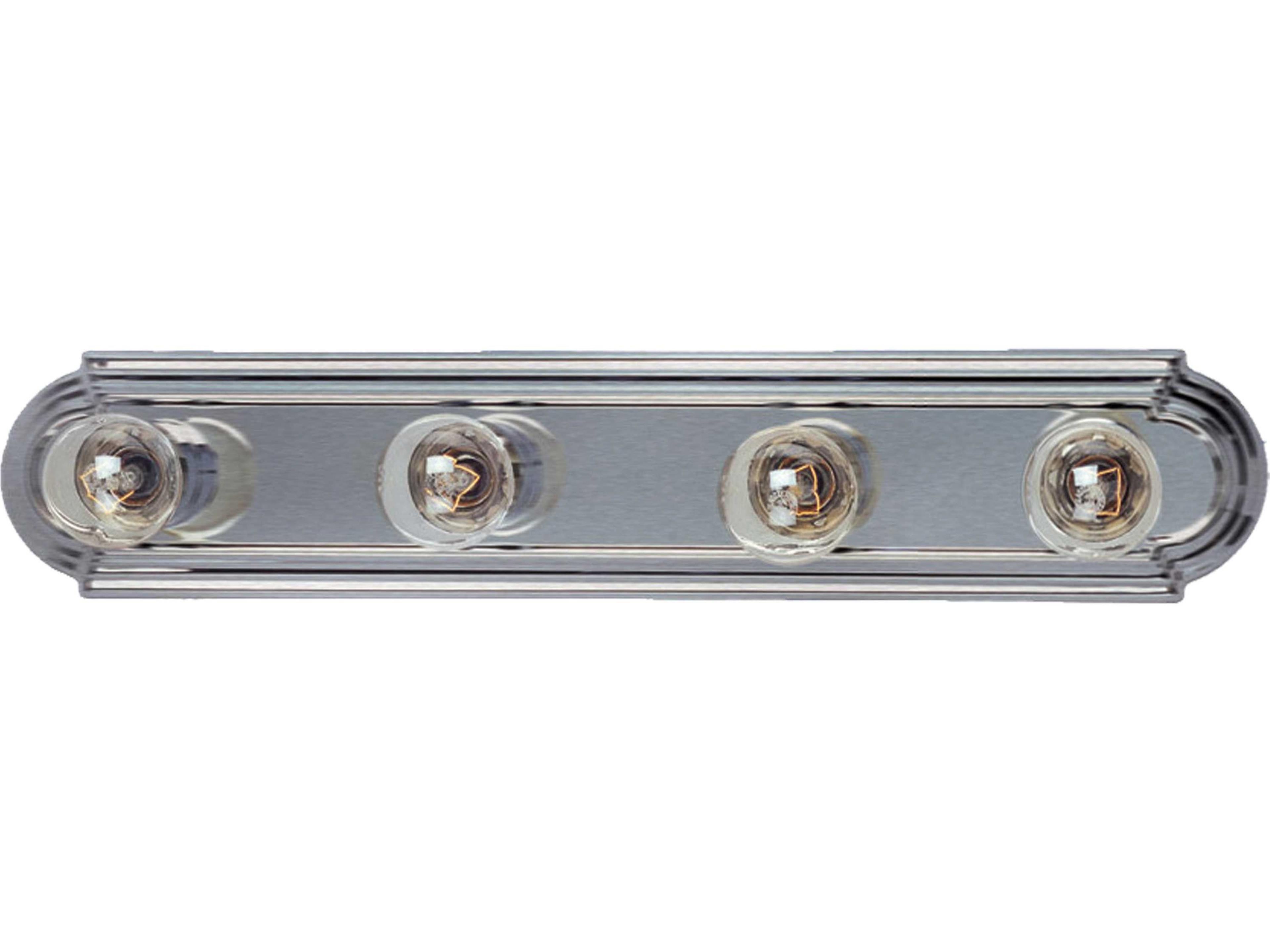 Essentials 4-Light Satin Nickel Vanity Light