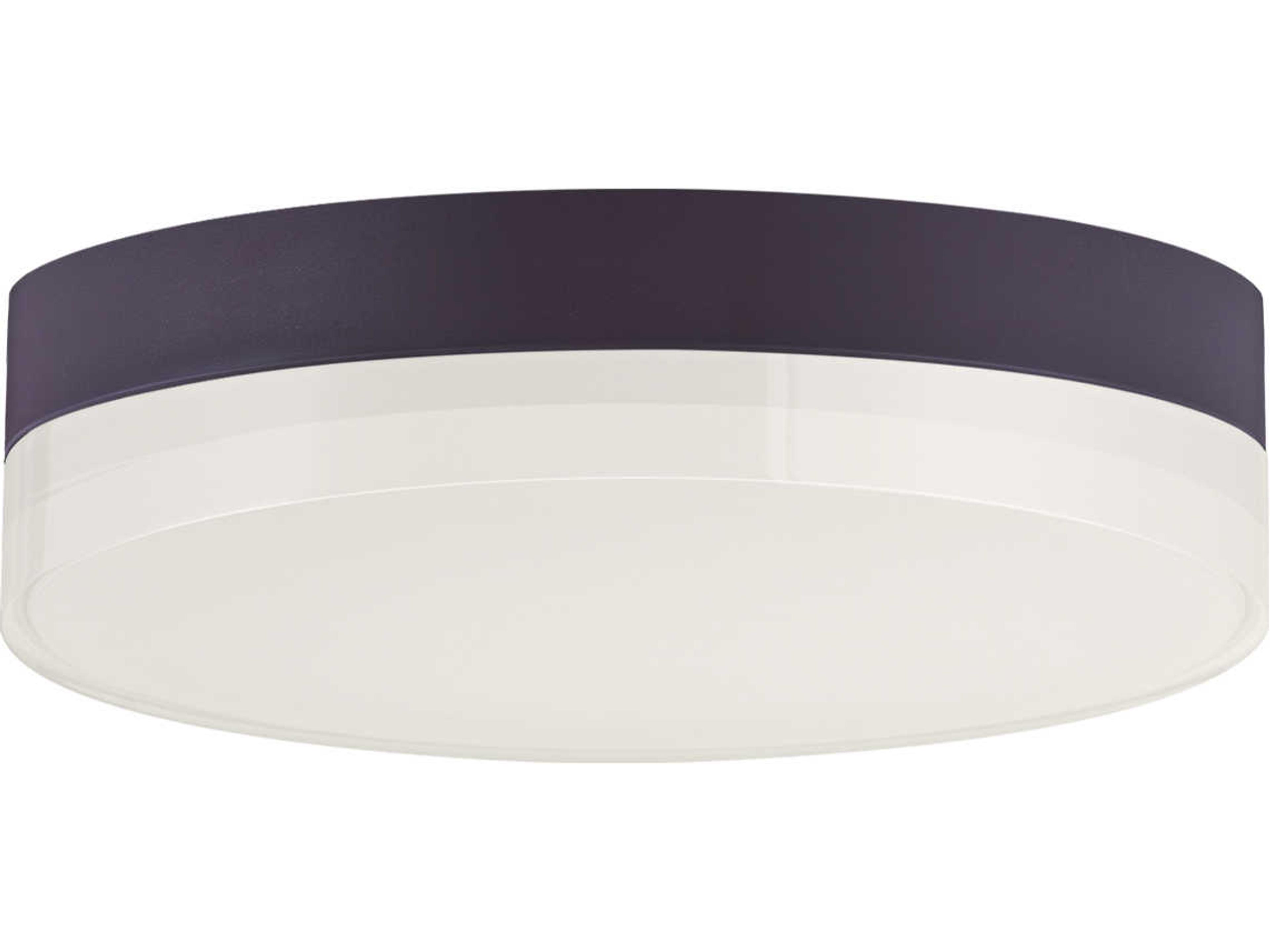 Illuminaire Ii 1-Light Bronze LED Drum Flush Mount