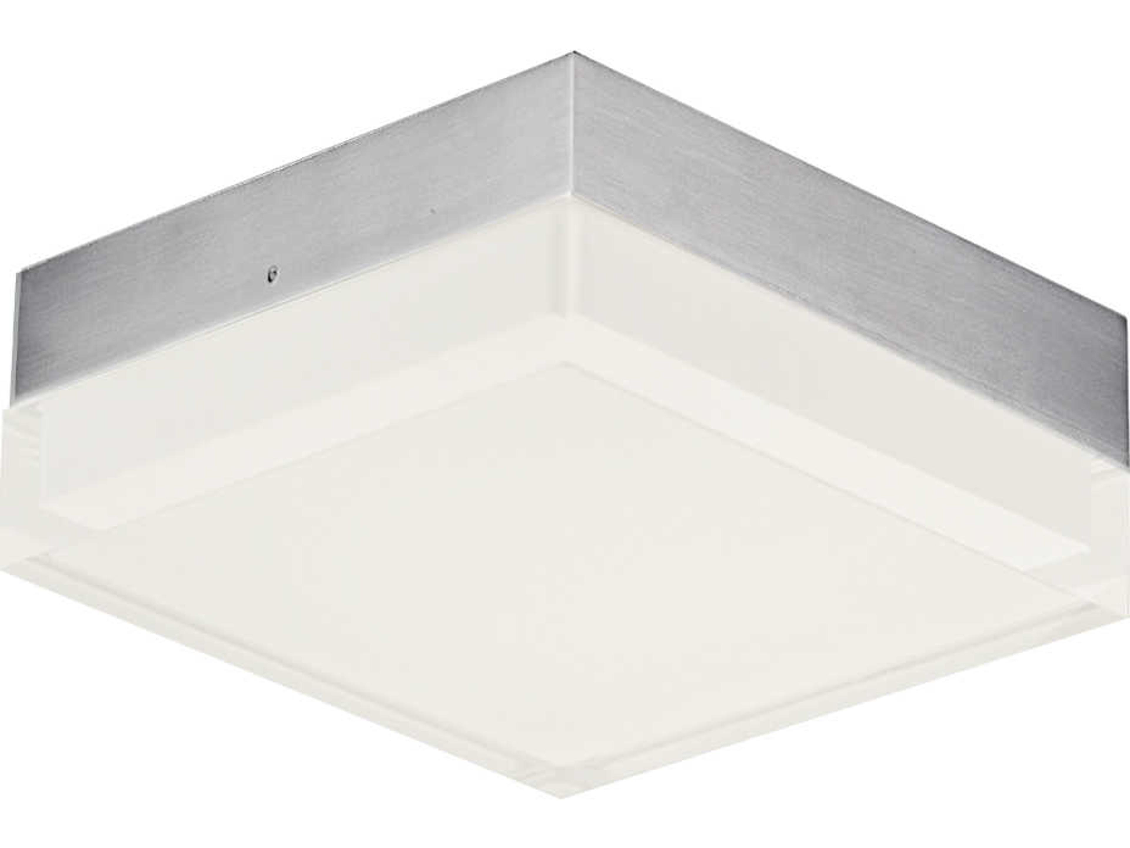 Illuminaire Ii 1-Light Satin Nickel LED Flush Mount