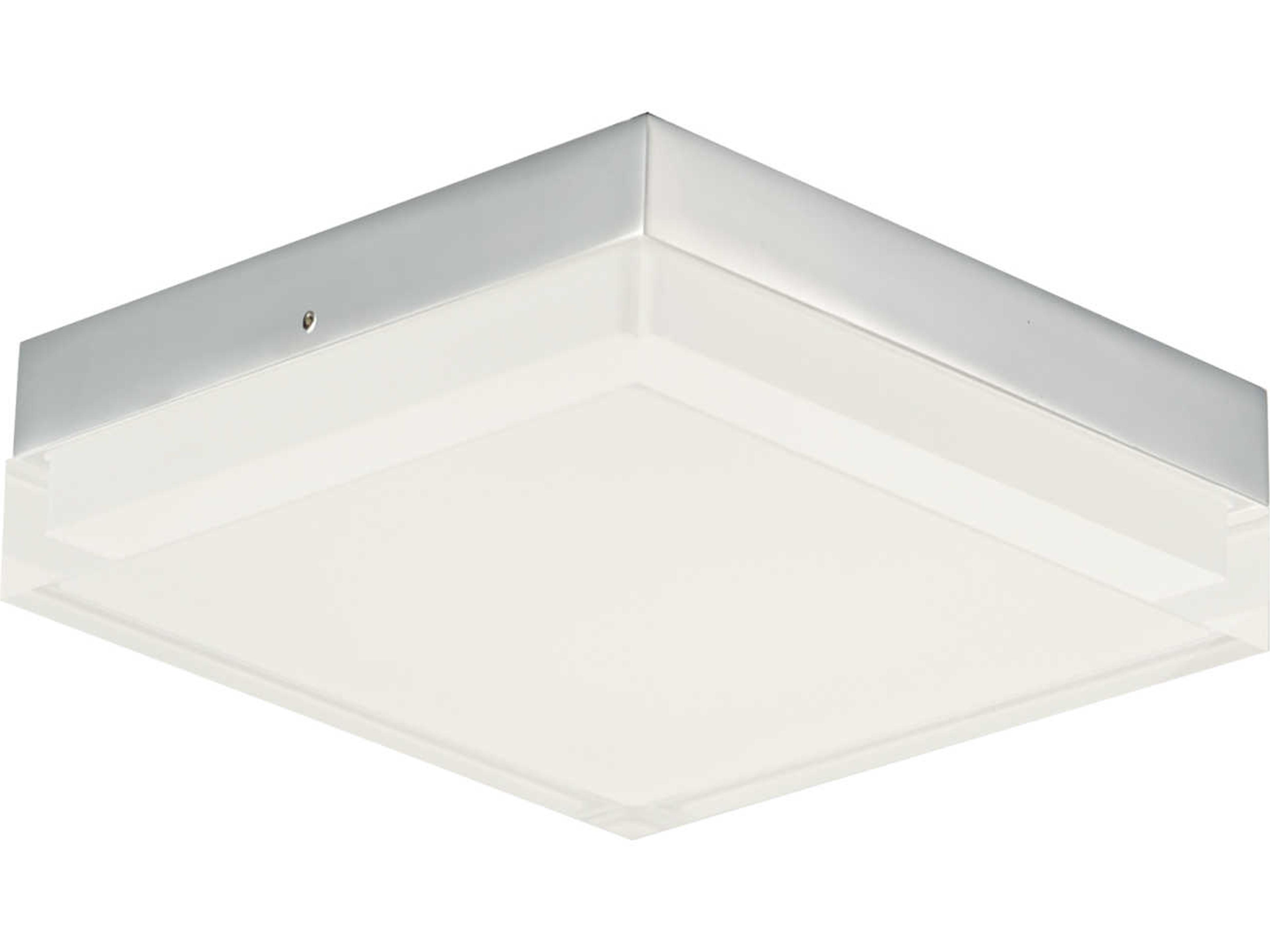 Illuminaire Ii 1-Light Polished Chrome LED Flush Mount