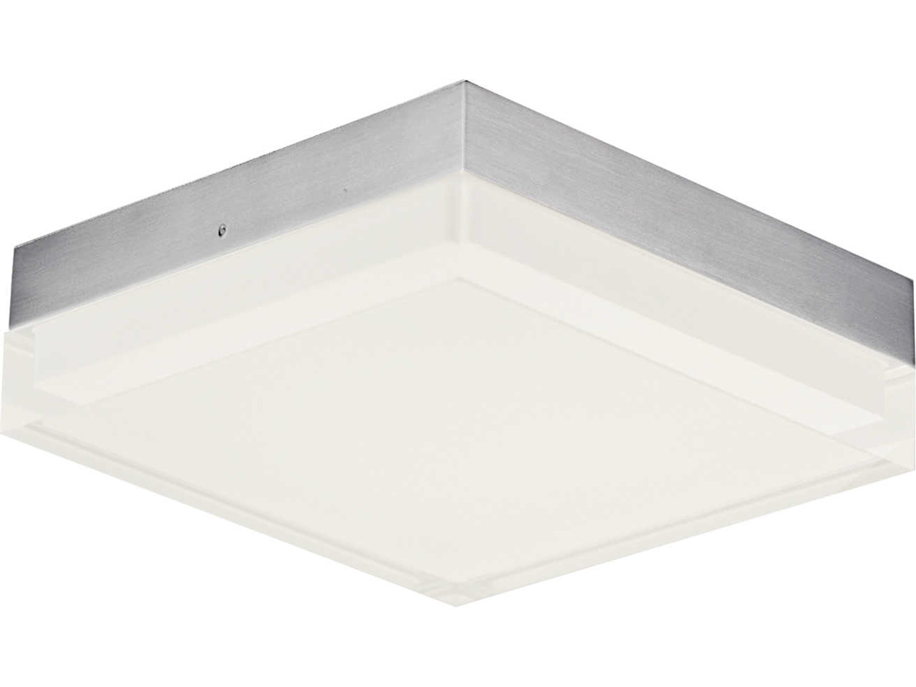 Illuminaire Ii 1-Light Satin Nickel LED Flush Mount