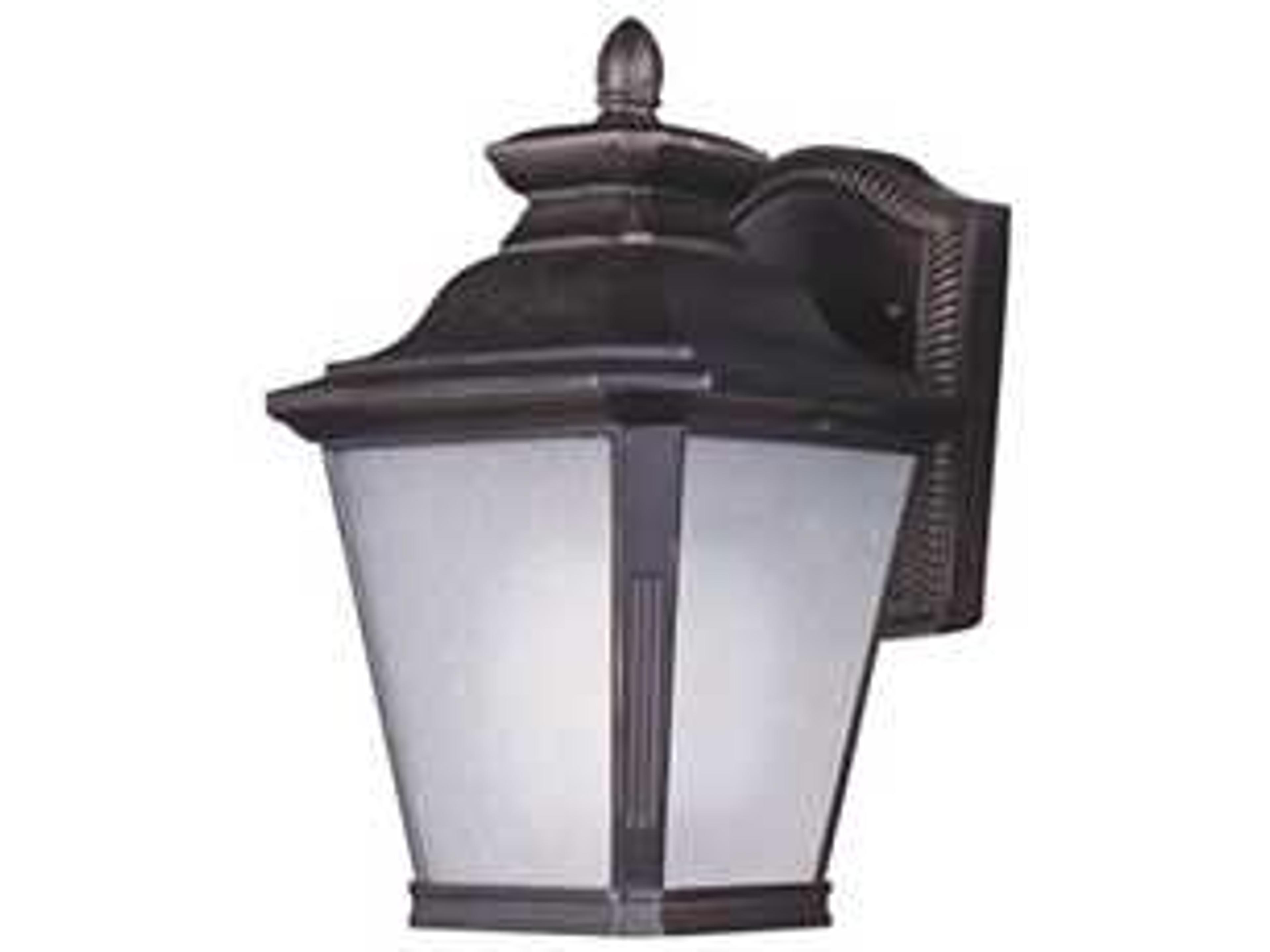 Knoxville & Frosted Seedy Glass LED Outdoor Wall Light