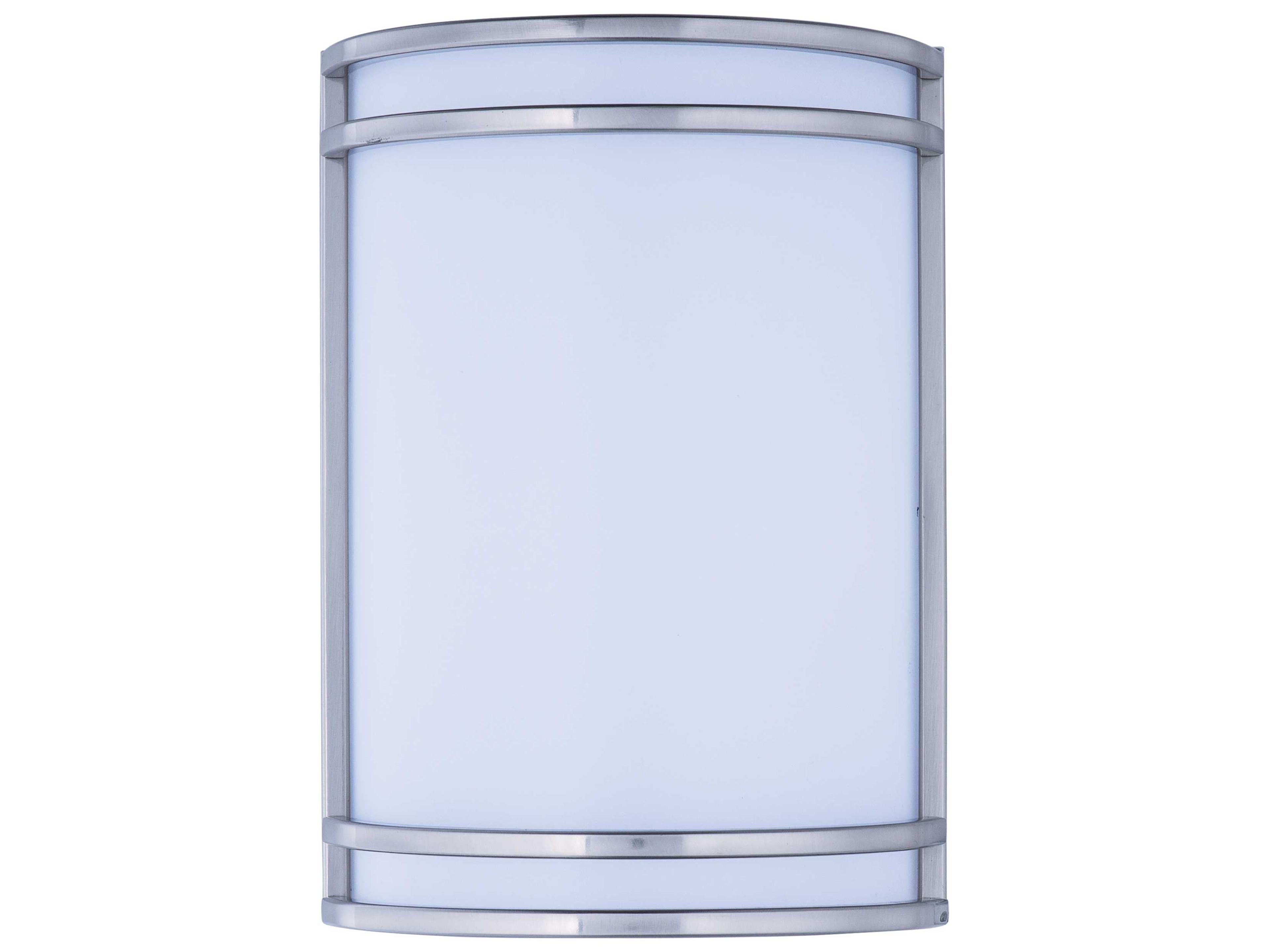 Linear Satin Nickel Glass LED Wall Sconce