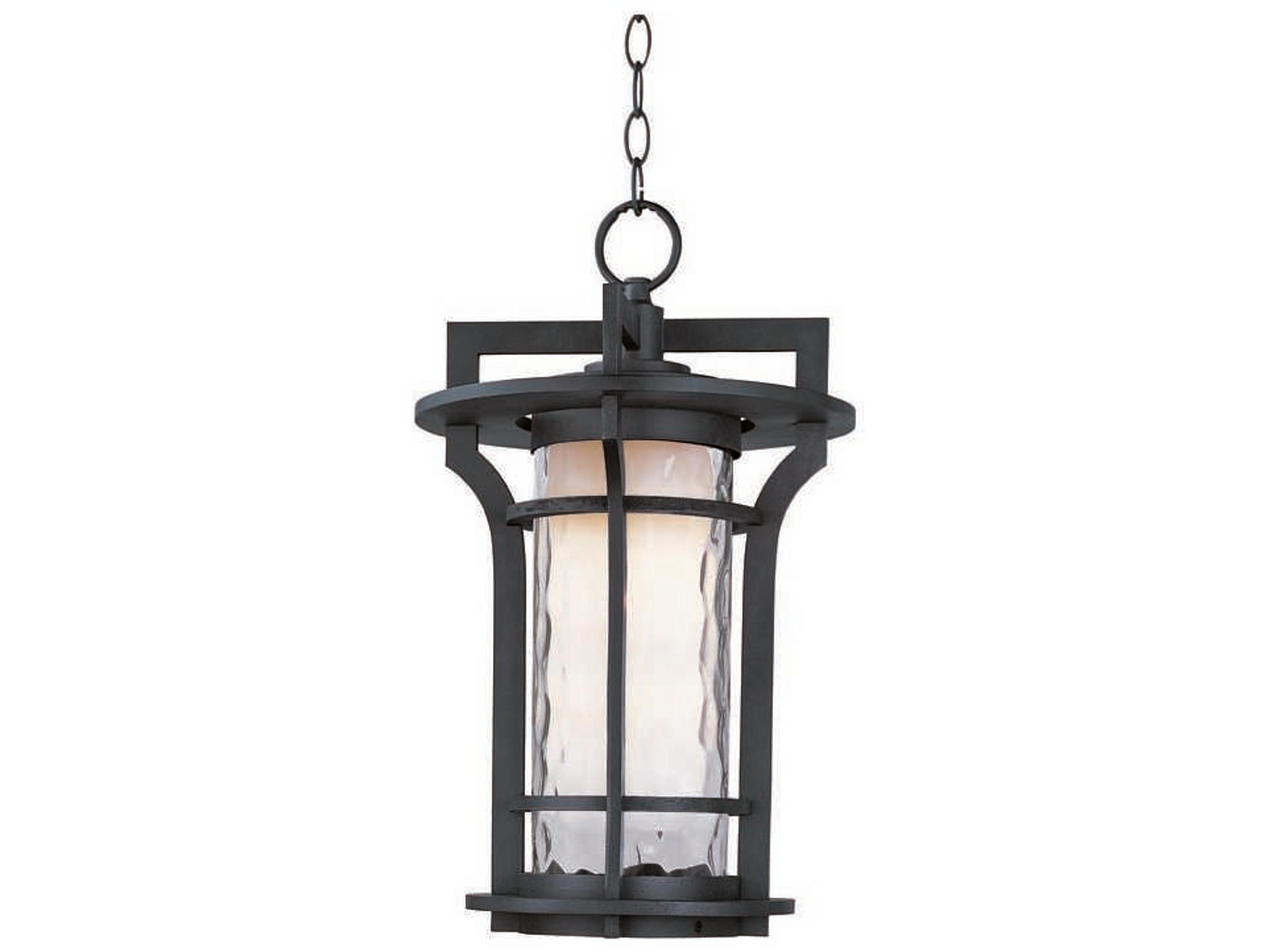 Maxim Lighting Oakville & Water Glass Incandescent Outdoor Hanging Light