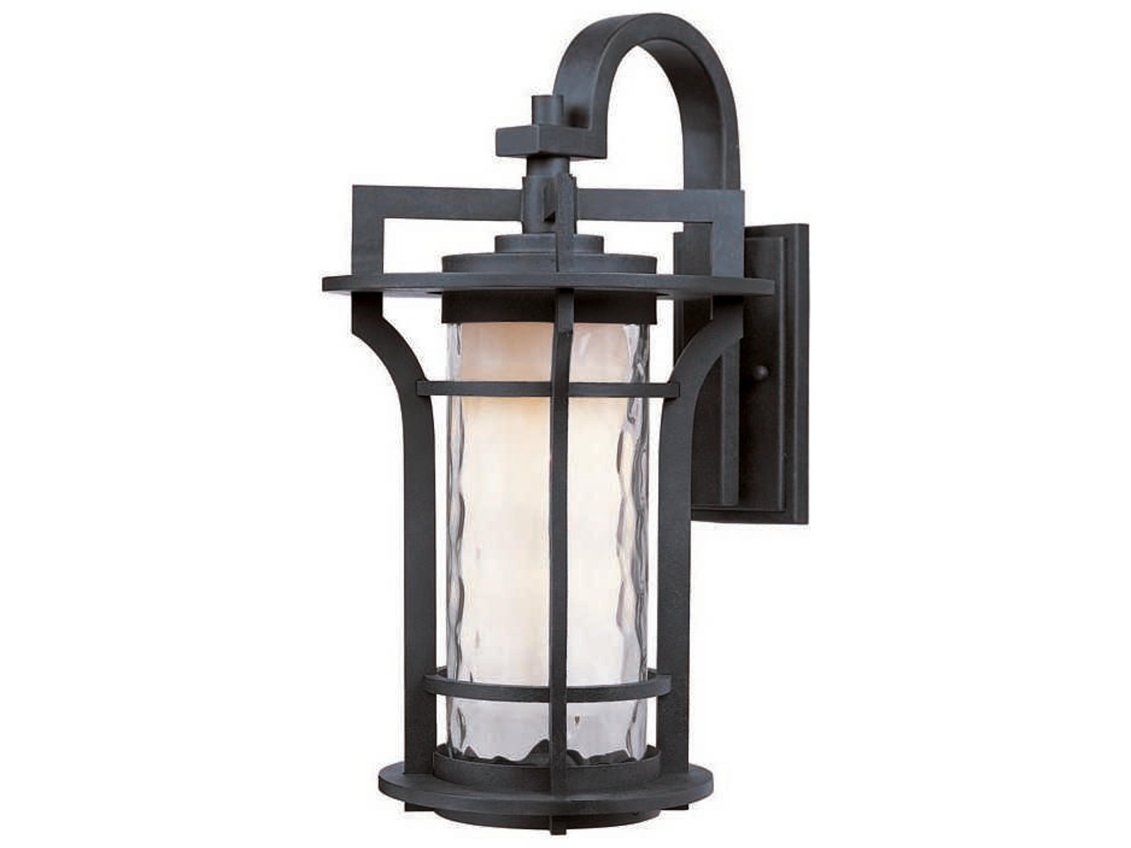 Oakville & Water Glass Incandescent Outdoor Wall Light