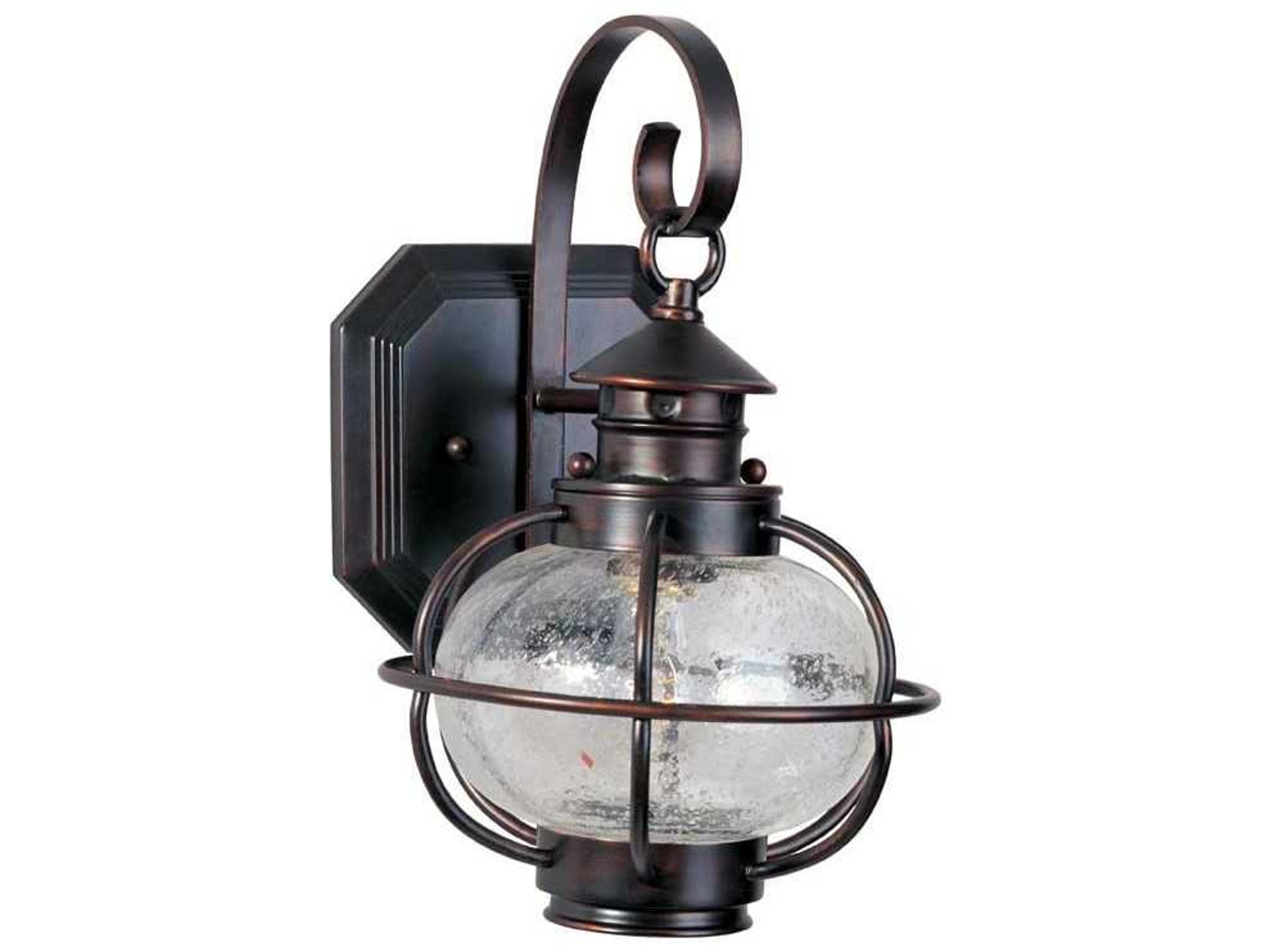 Maxim Lighting Portsmouth & Seedy Glass Outdoor Wall Light