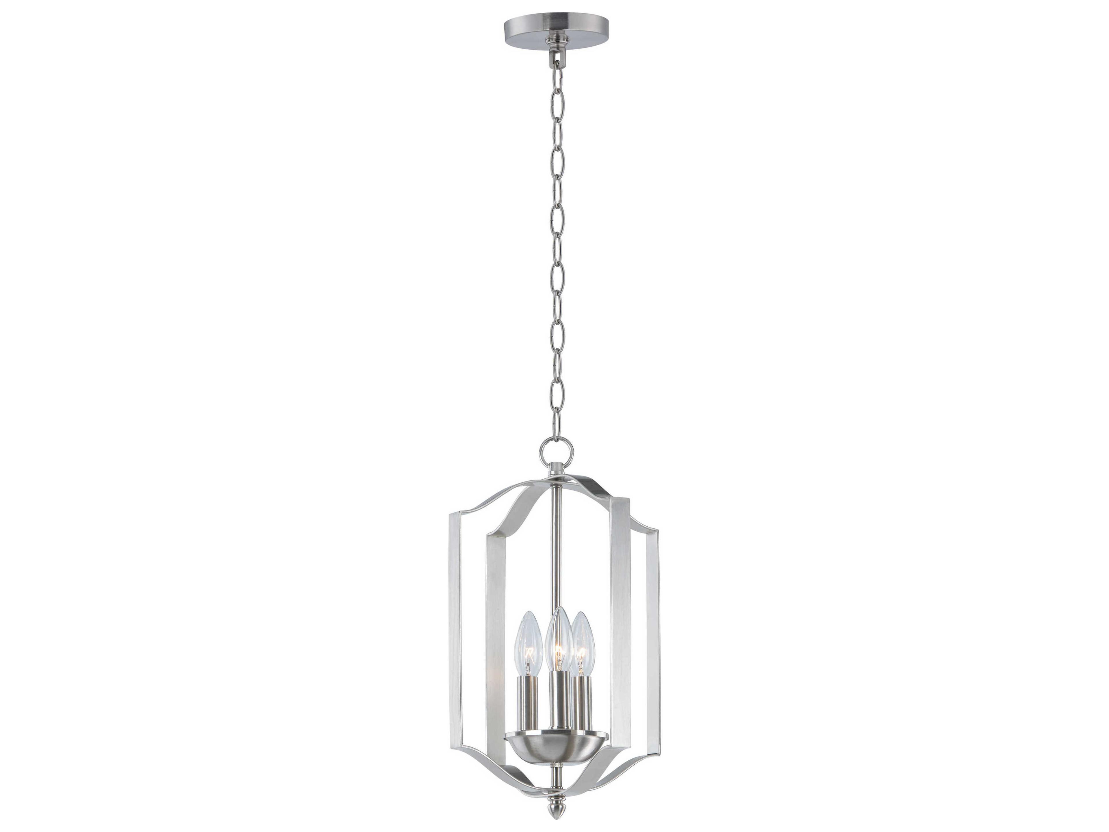 Provident 3-Light Satin Nickel Mini Pendant