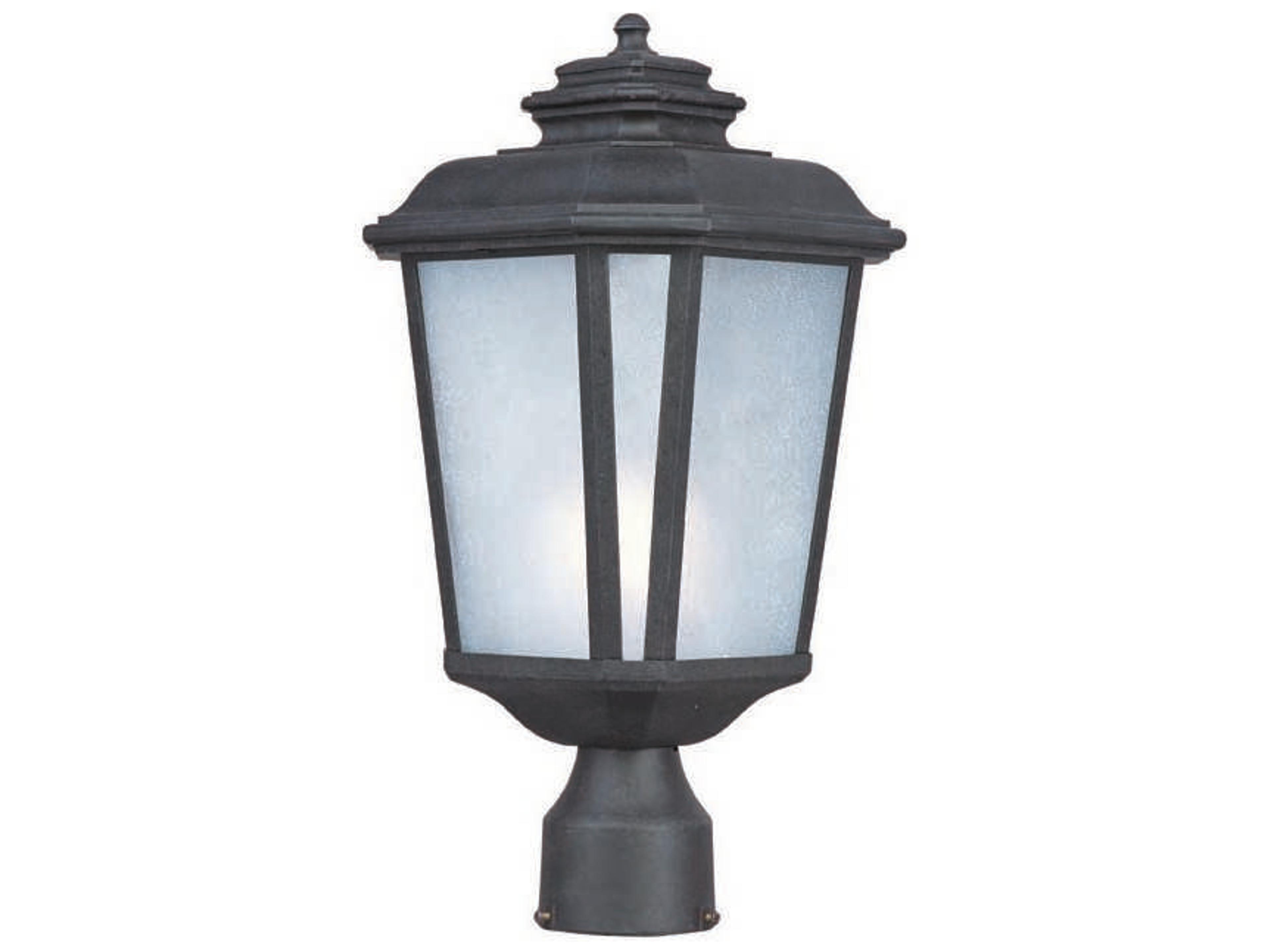 Radcliffe & Weathereed Frosted Glass Incandescent Outdoor Post Light