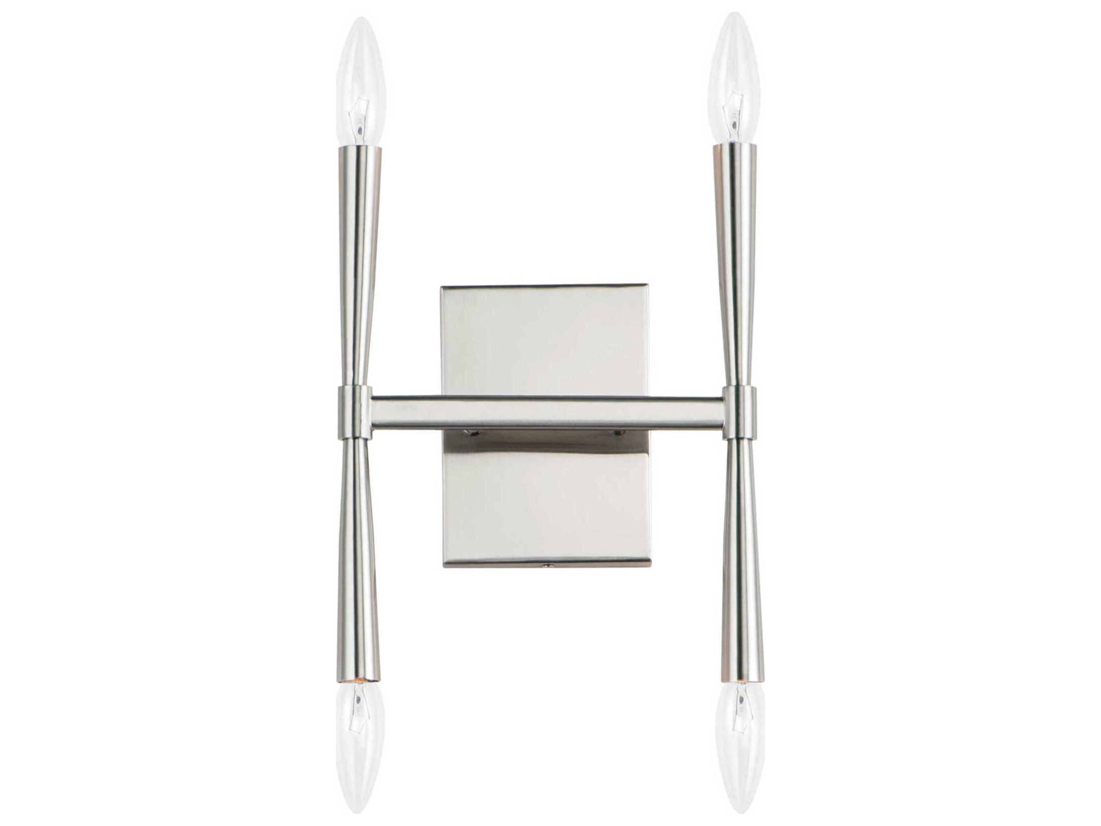 Rome 4-Light Satin Nickel Wall Sconce