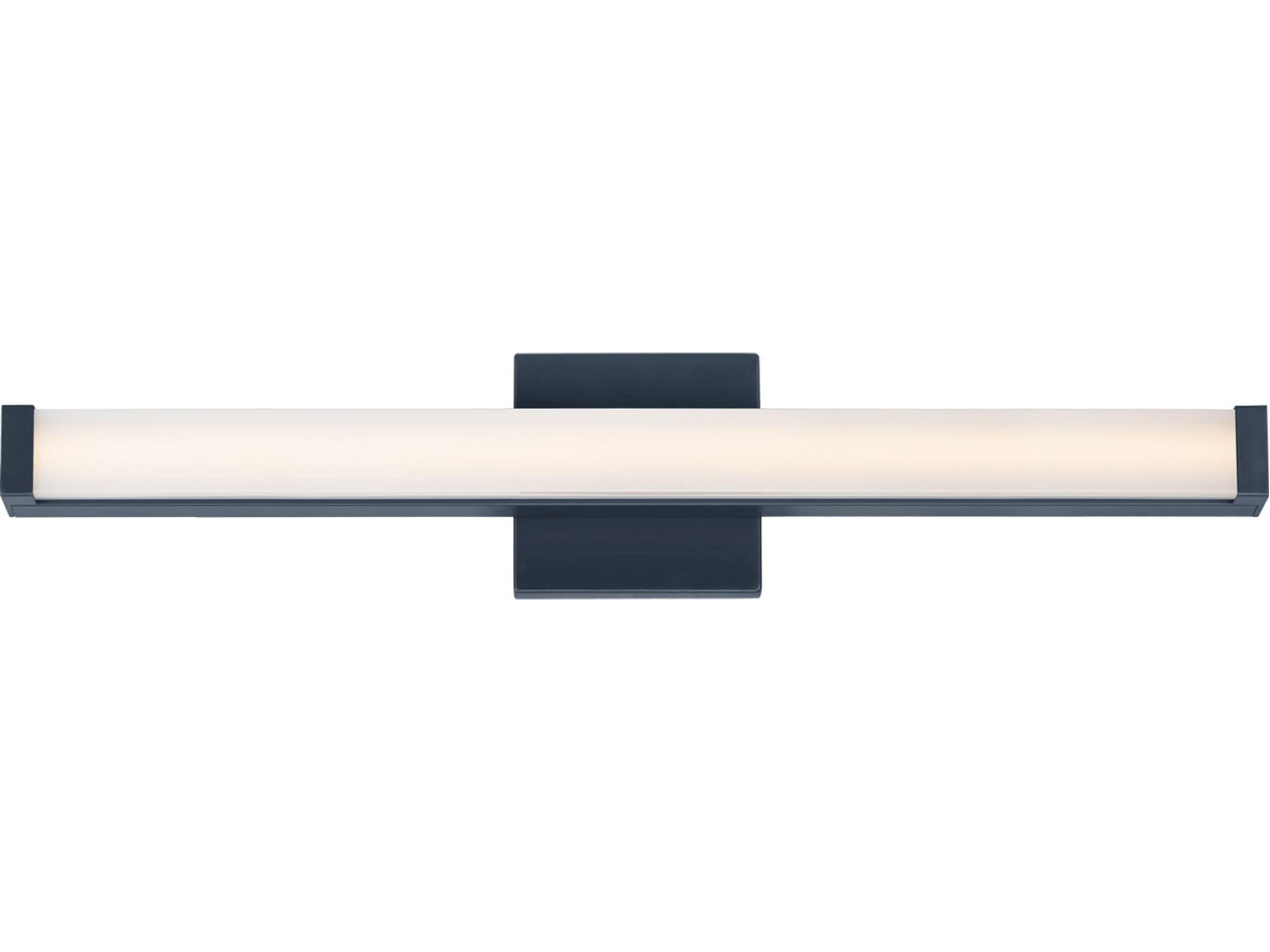 Spec 1-Light Black LED Vanity Light