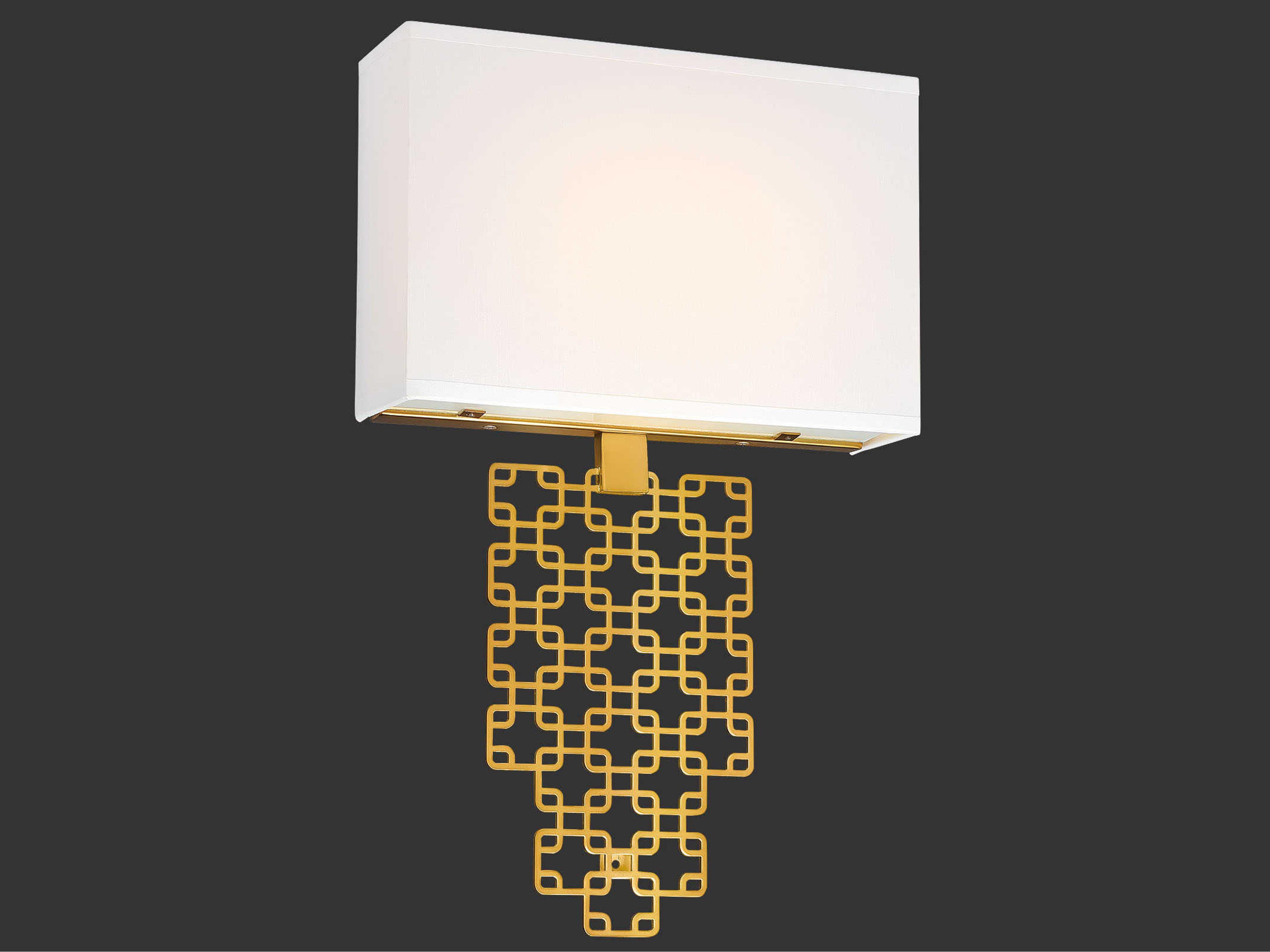 Blairmoor 1-Light Honey Gold Glass LED Wall Sconce