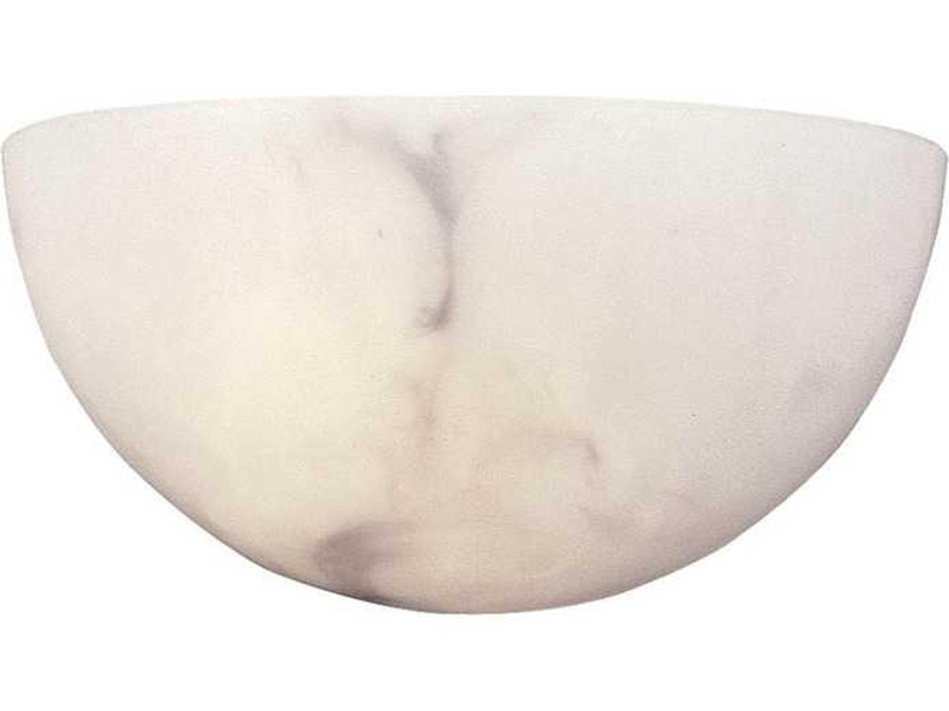 1-Light Alabaster Dust White Glass Wall Sconce