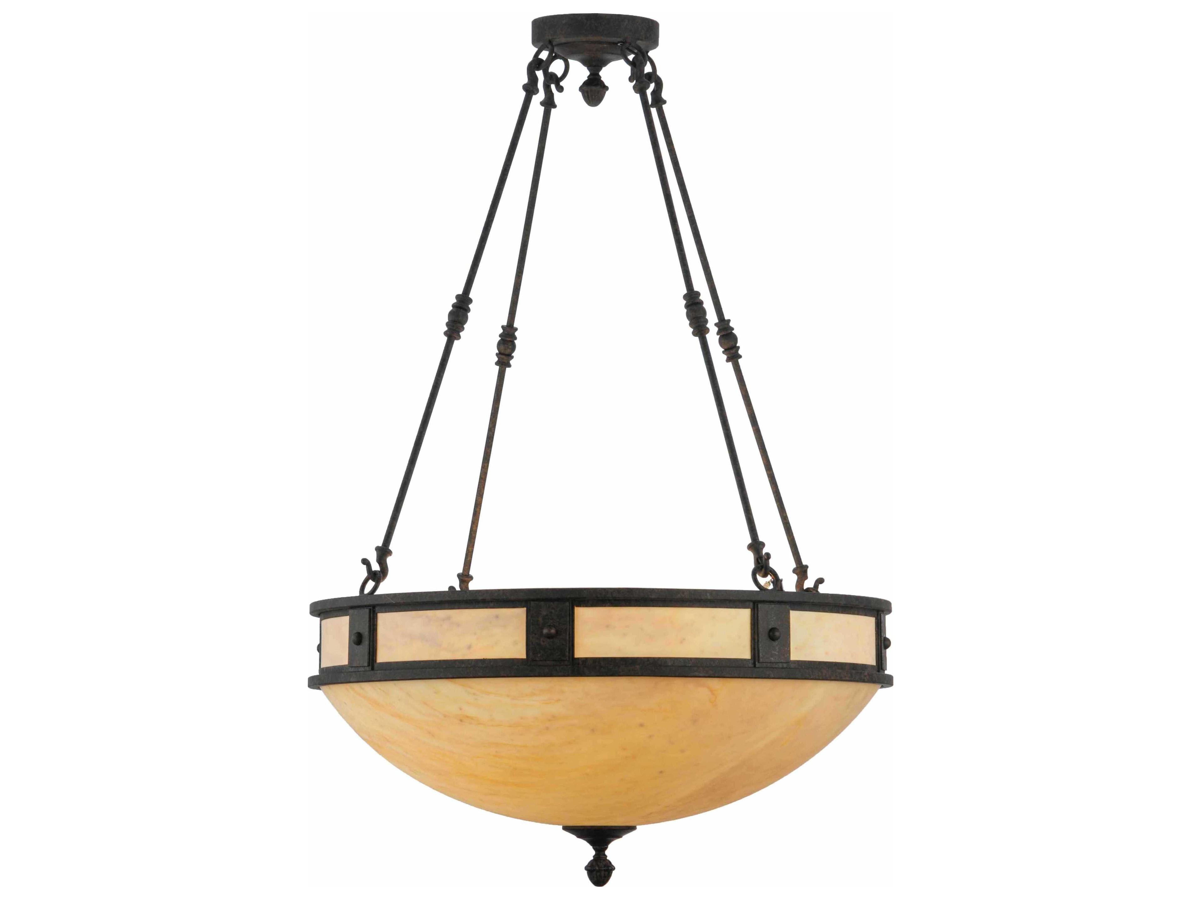 Capella 6-Light Bronze Bowl Pendant