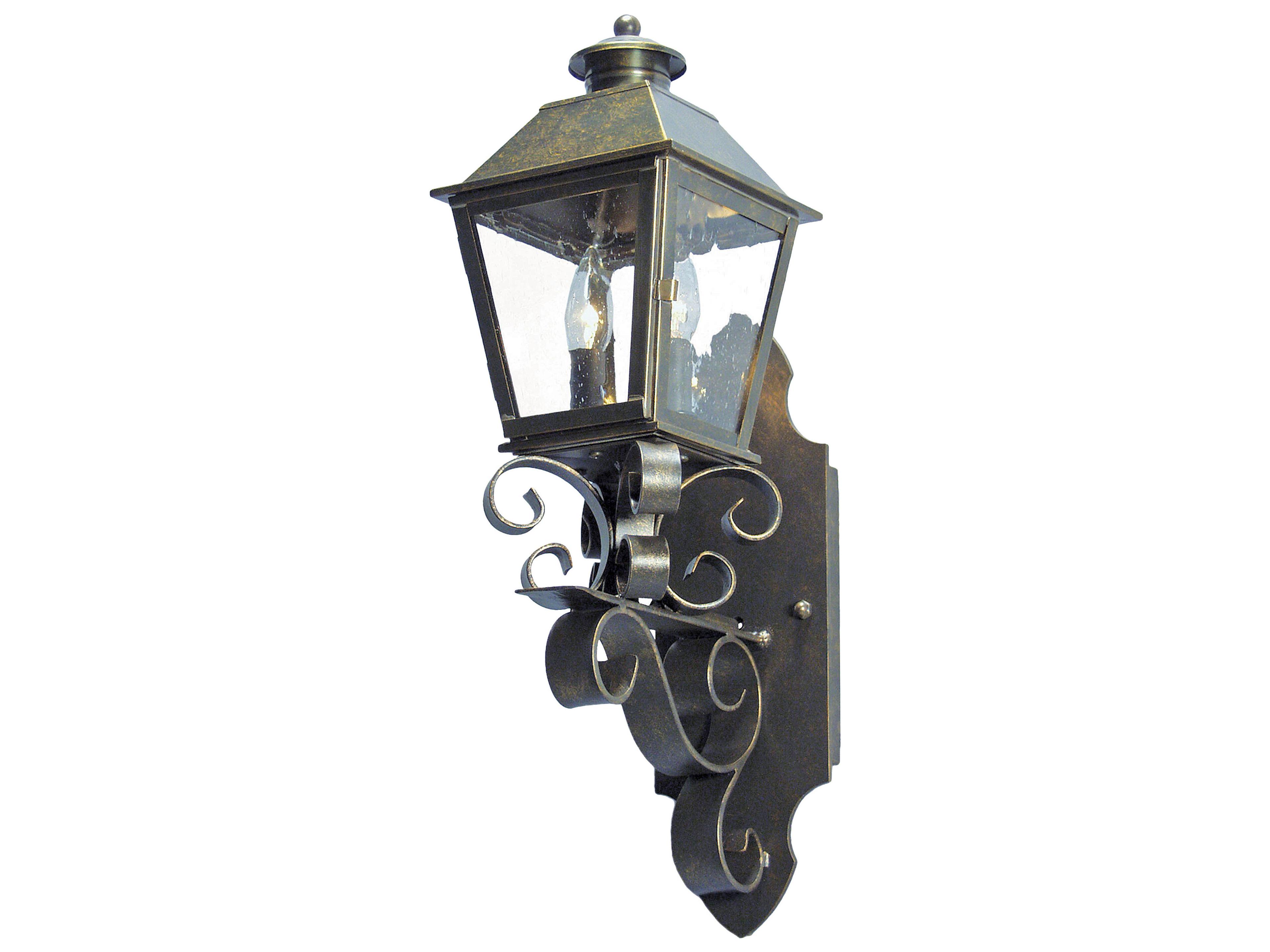 Adonia 2-Light Black Bronze Glass Wall Sconce