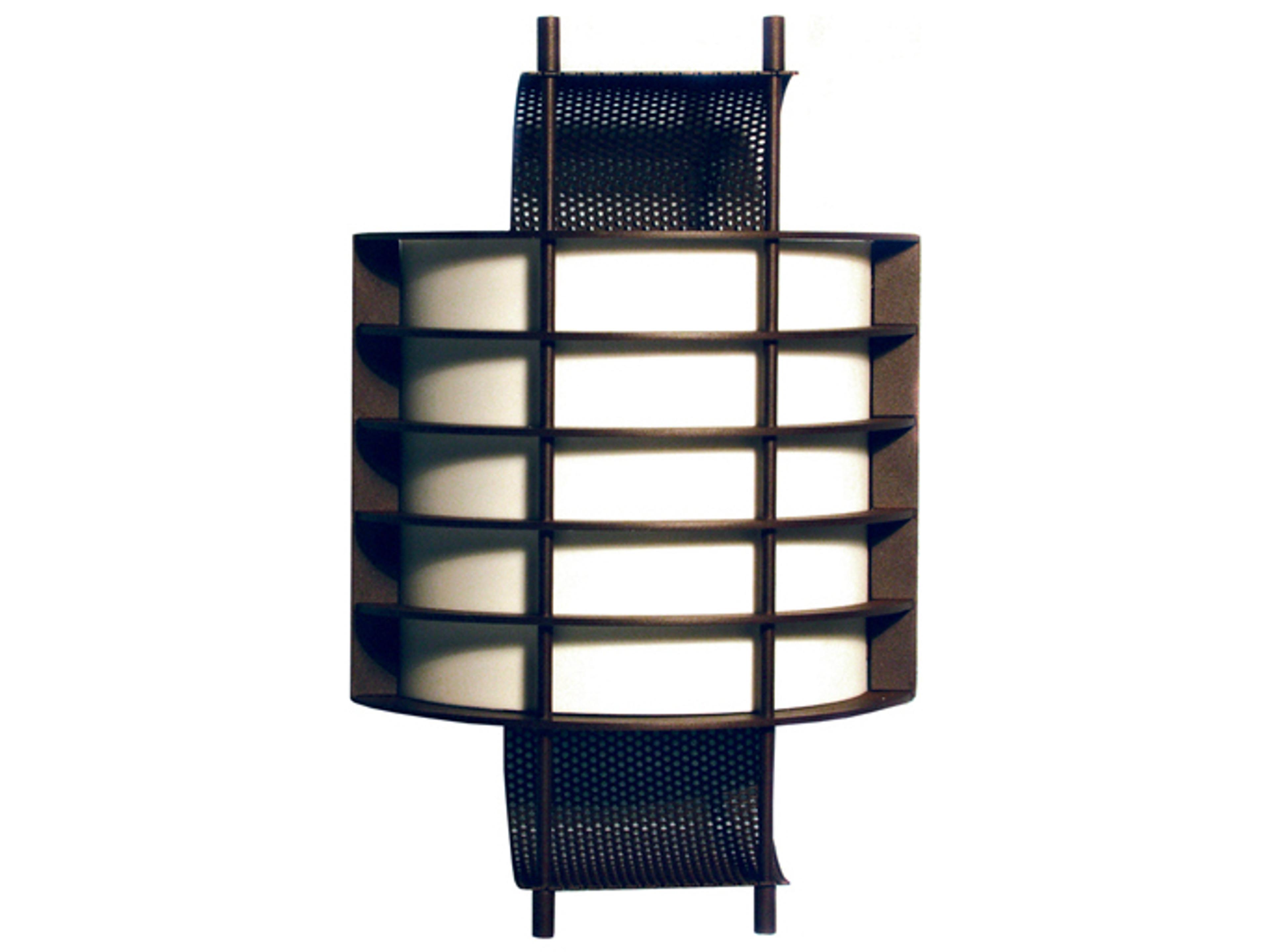 Agate 1-Light Black Wall Sconce