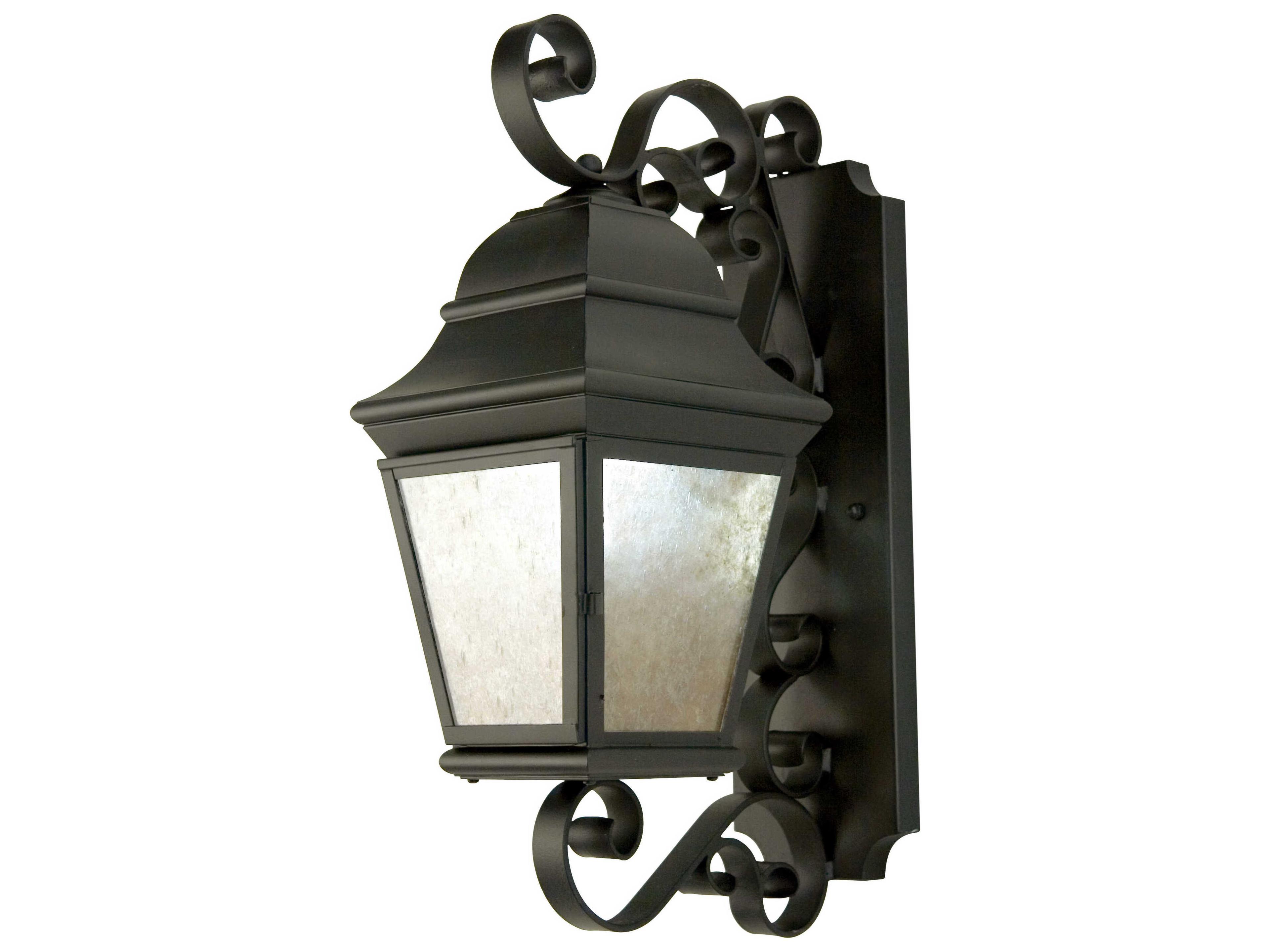 Albertus 1 - Light Glass Outdoor Wall Light